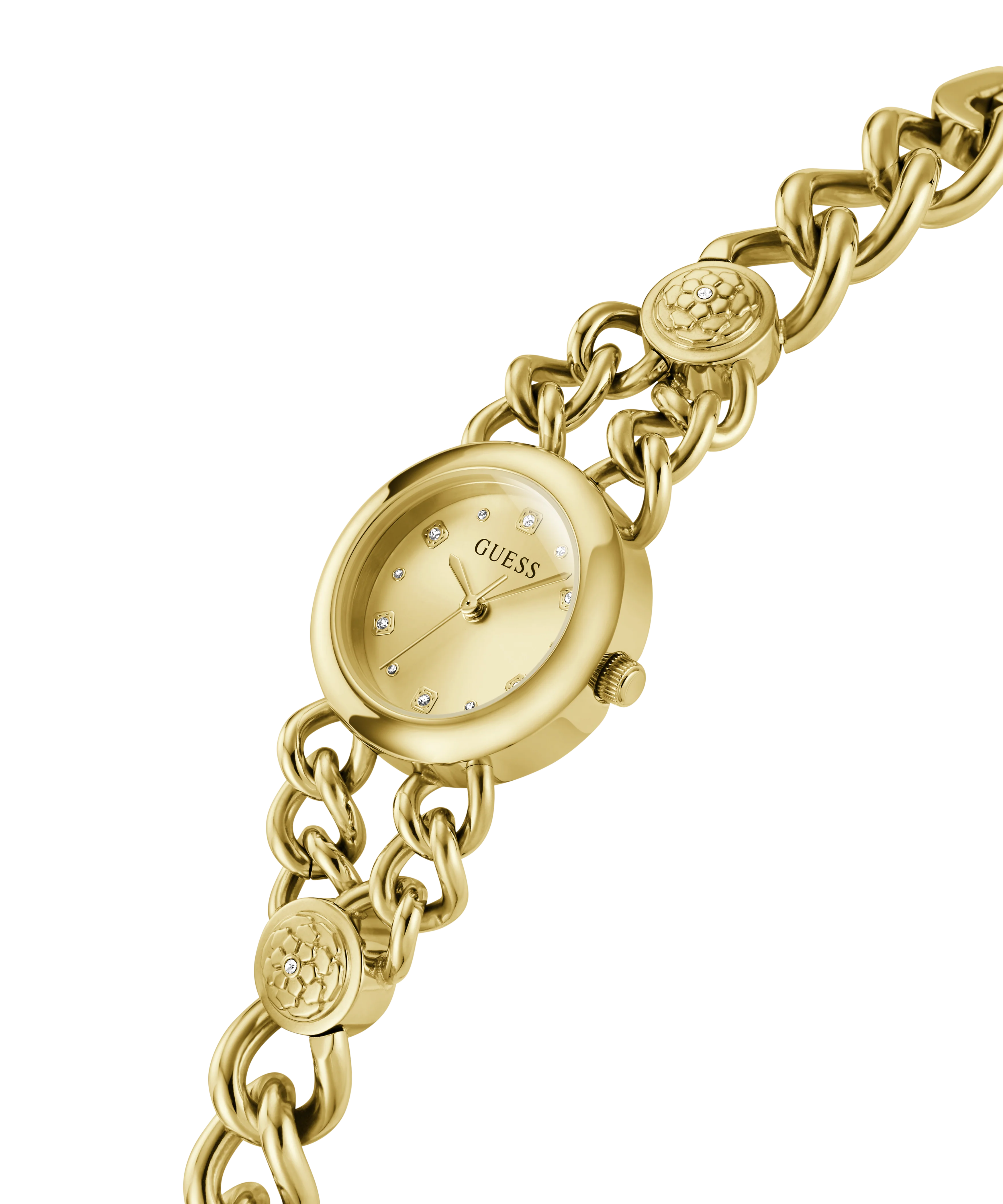 GUESS Ladies Gold Tone Analog Watch - Image 2