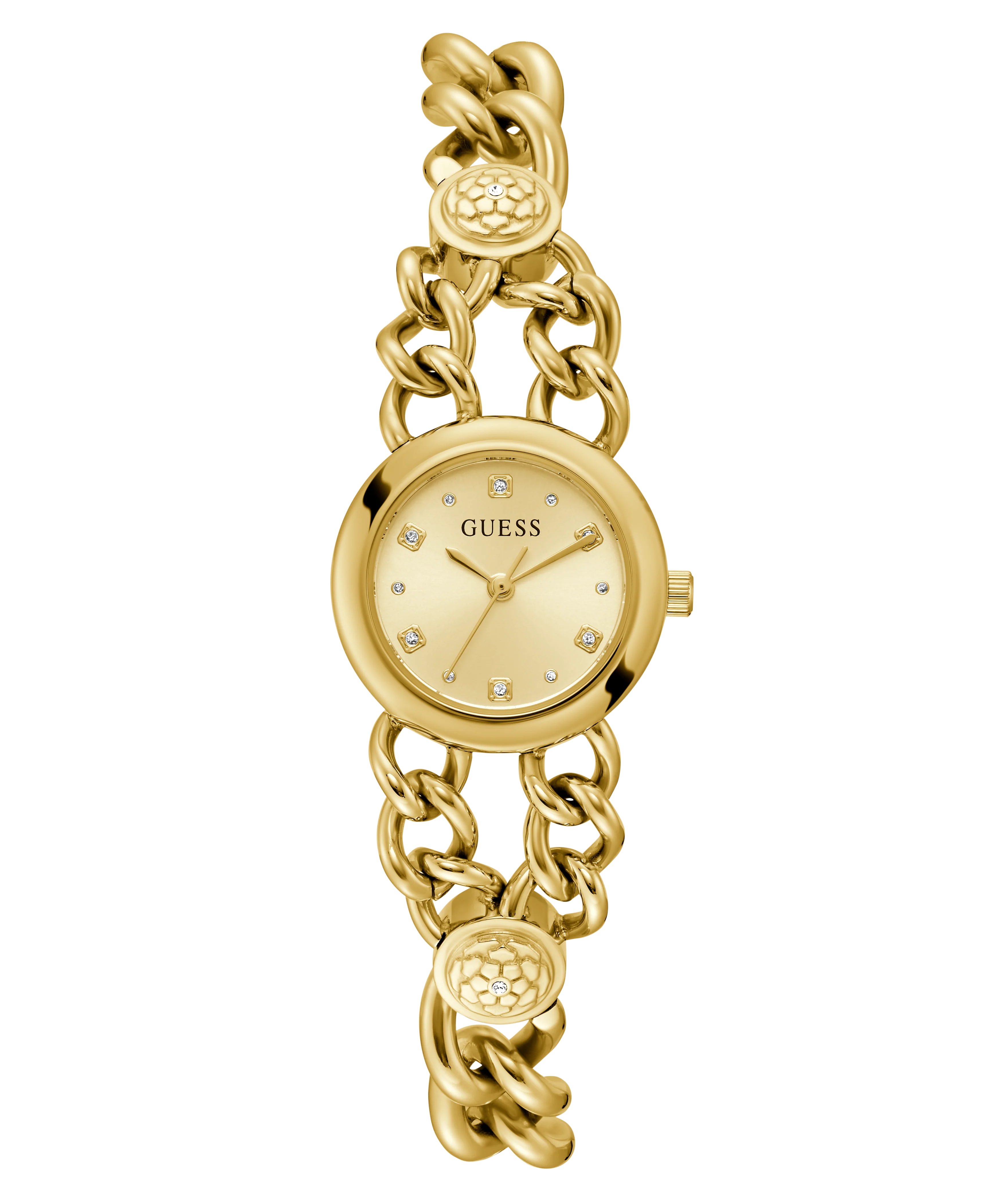 GUESS Ladies Gold Tone Analog Watch - Image 4