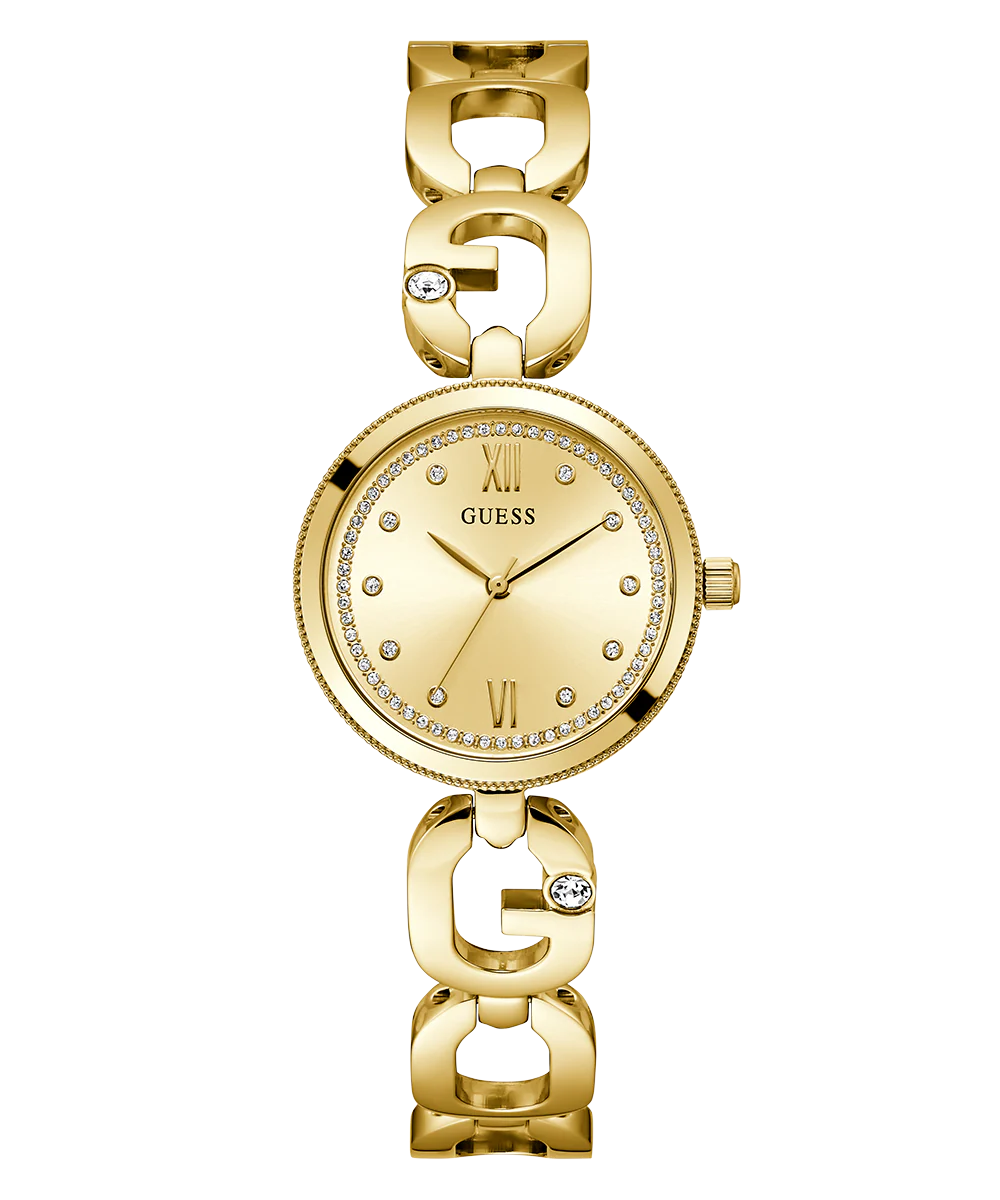 GUESS Ladies Gold Tone Analog Watch - Image 6