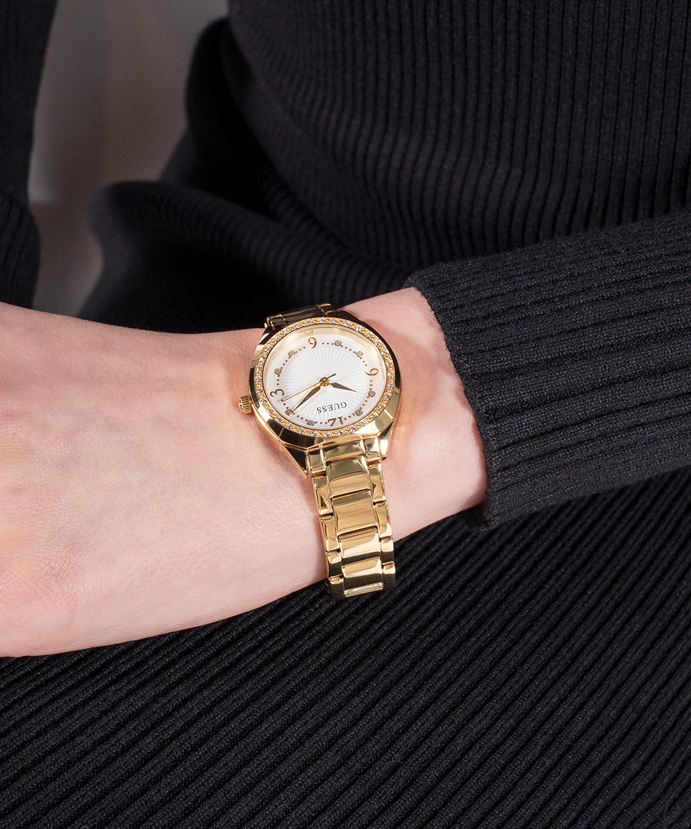 GUESS Ladies Gold Tone Analog Watch - Image 3