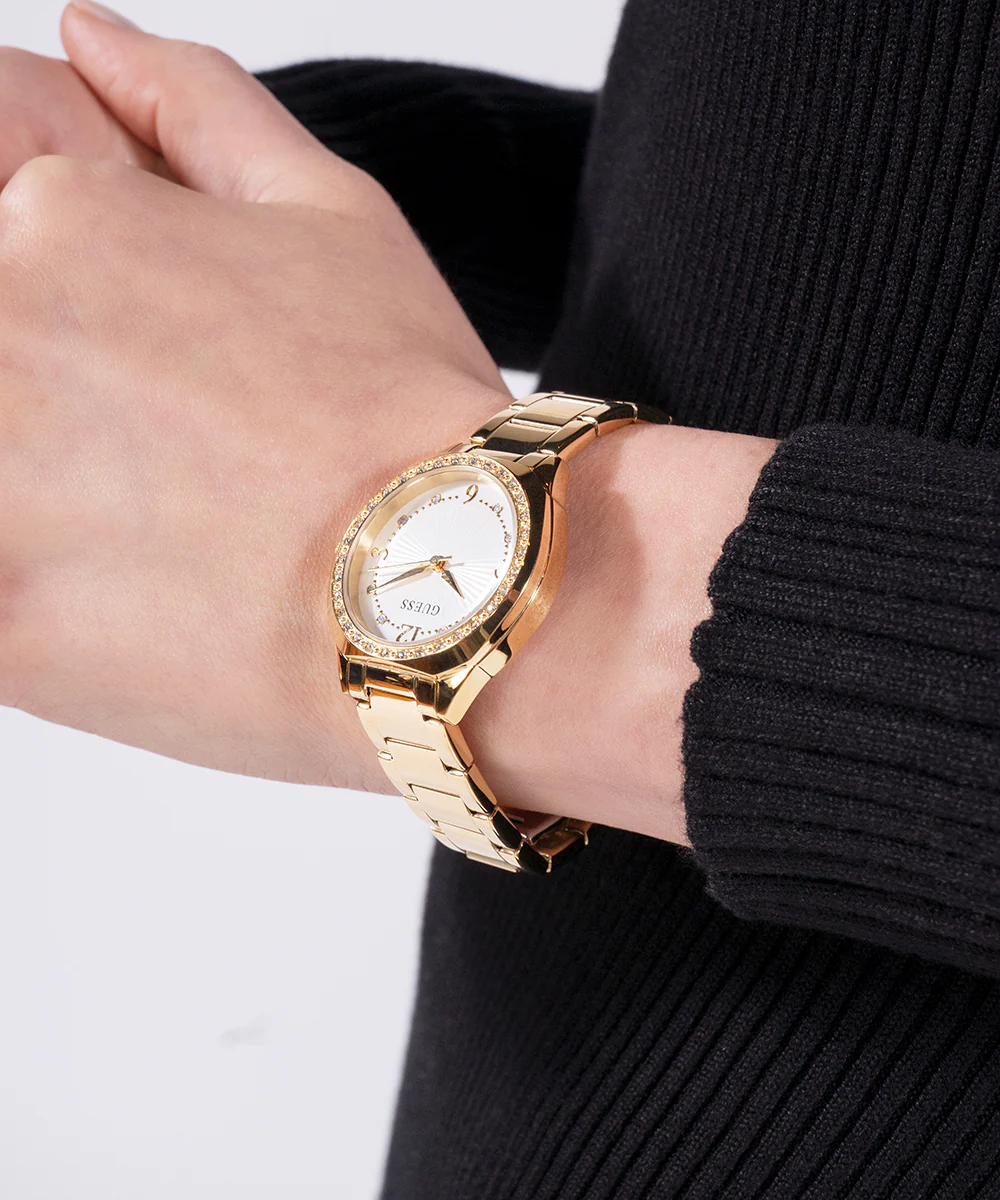 GUESS Ladies Gold Tone Analog Watch - Image 5