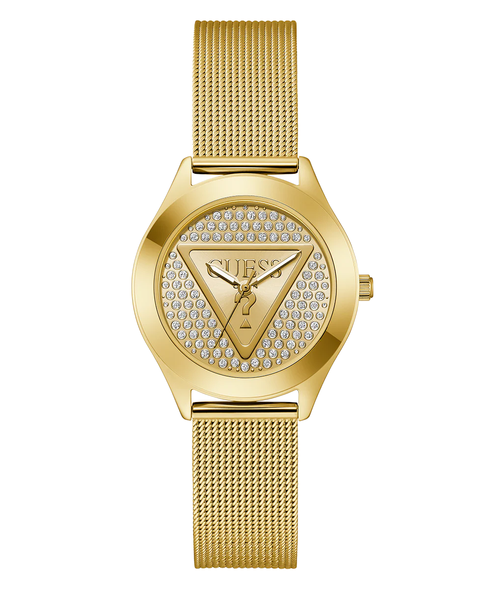 GUESS Ladies Gold Tone Analog Watch - Image 4