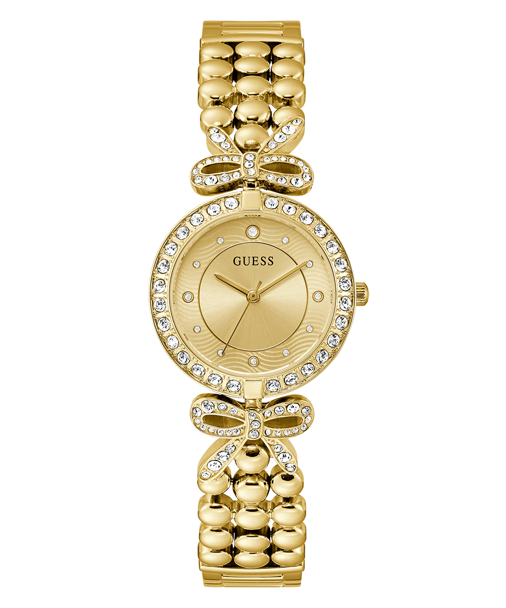 GUESS Ladies Gold Tone Analog Watch - Image 4
