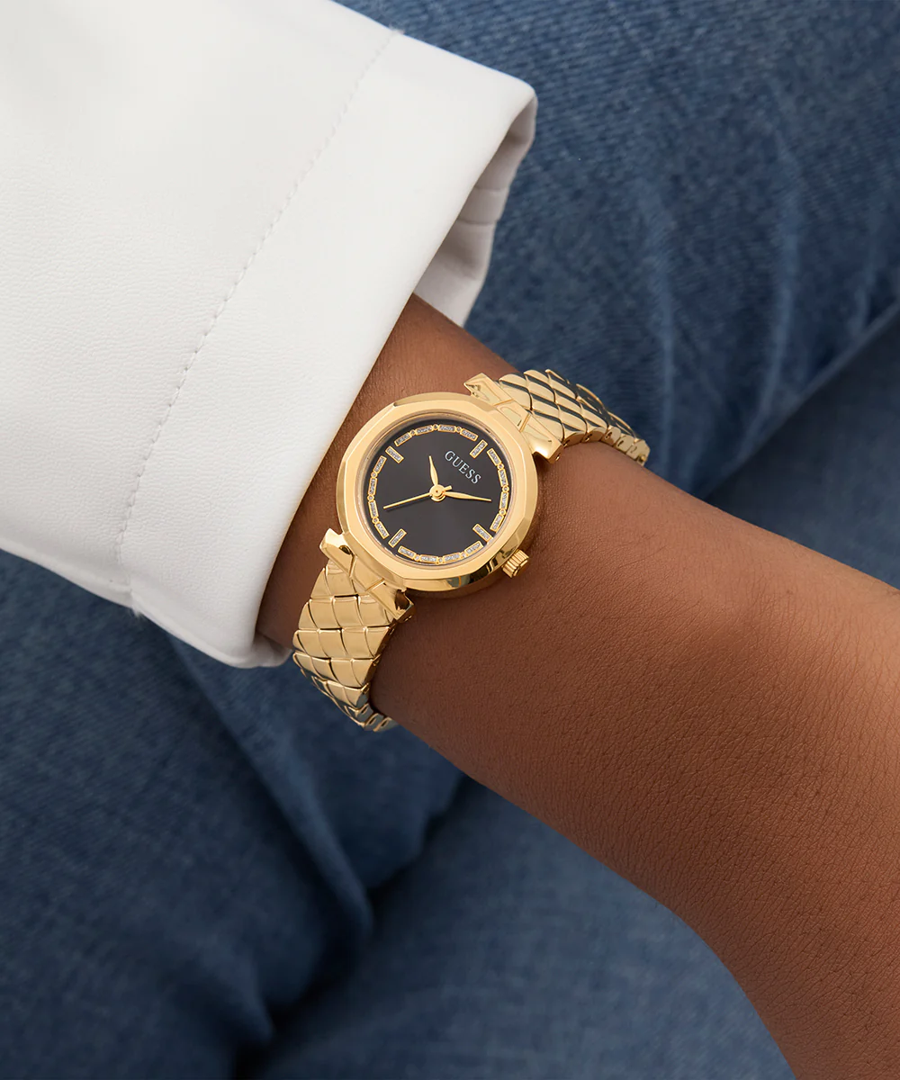 GUESS Ladies Gold Tone Analog Watch - Image 3