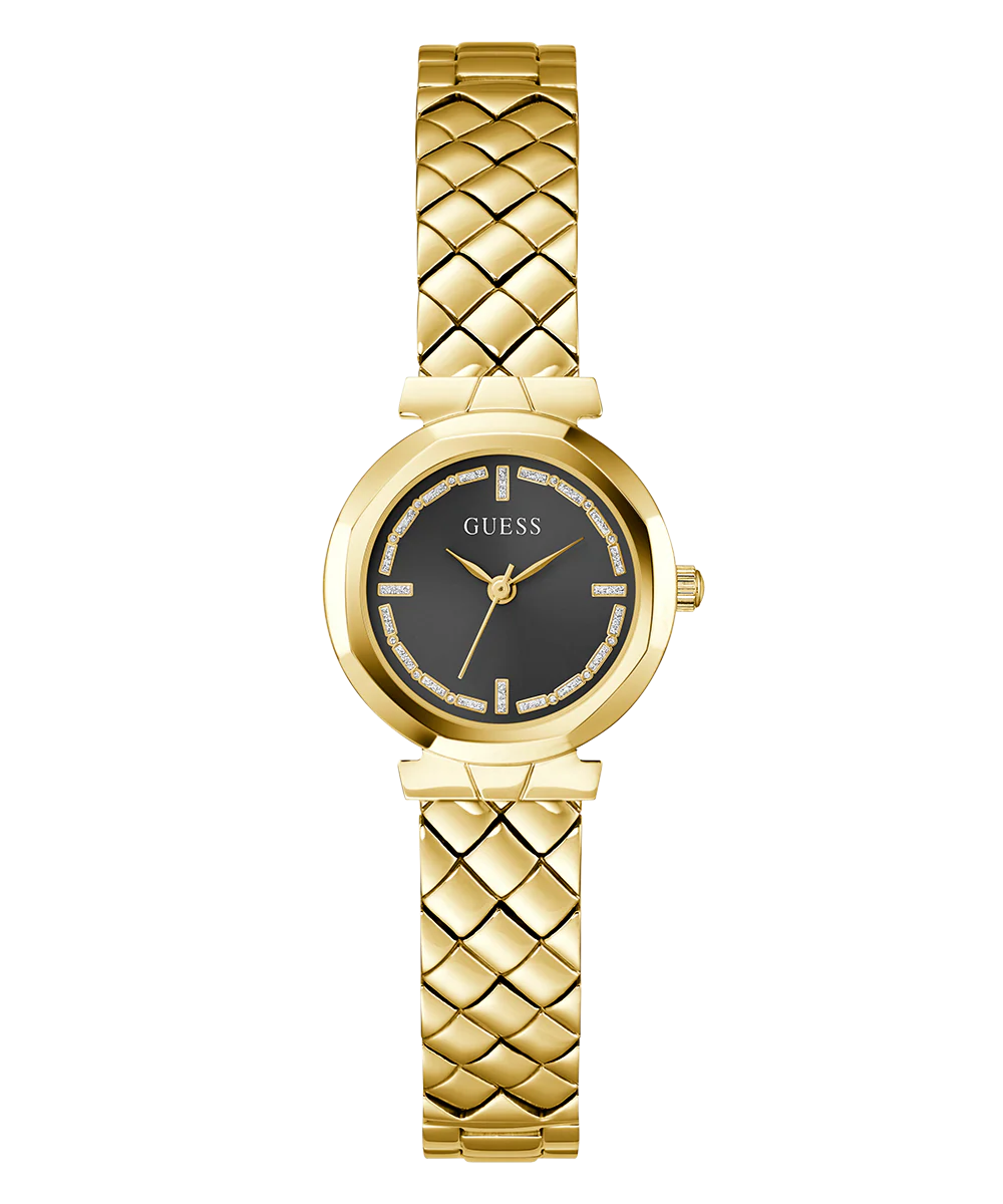 GUESS Ladies Gold Tone Analog Watch - Image 4