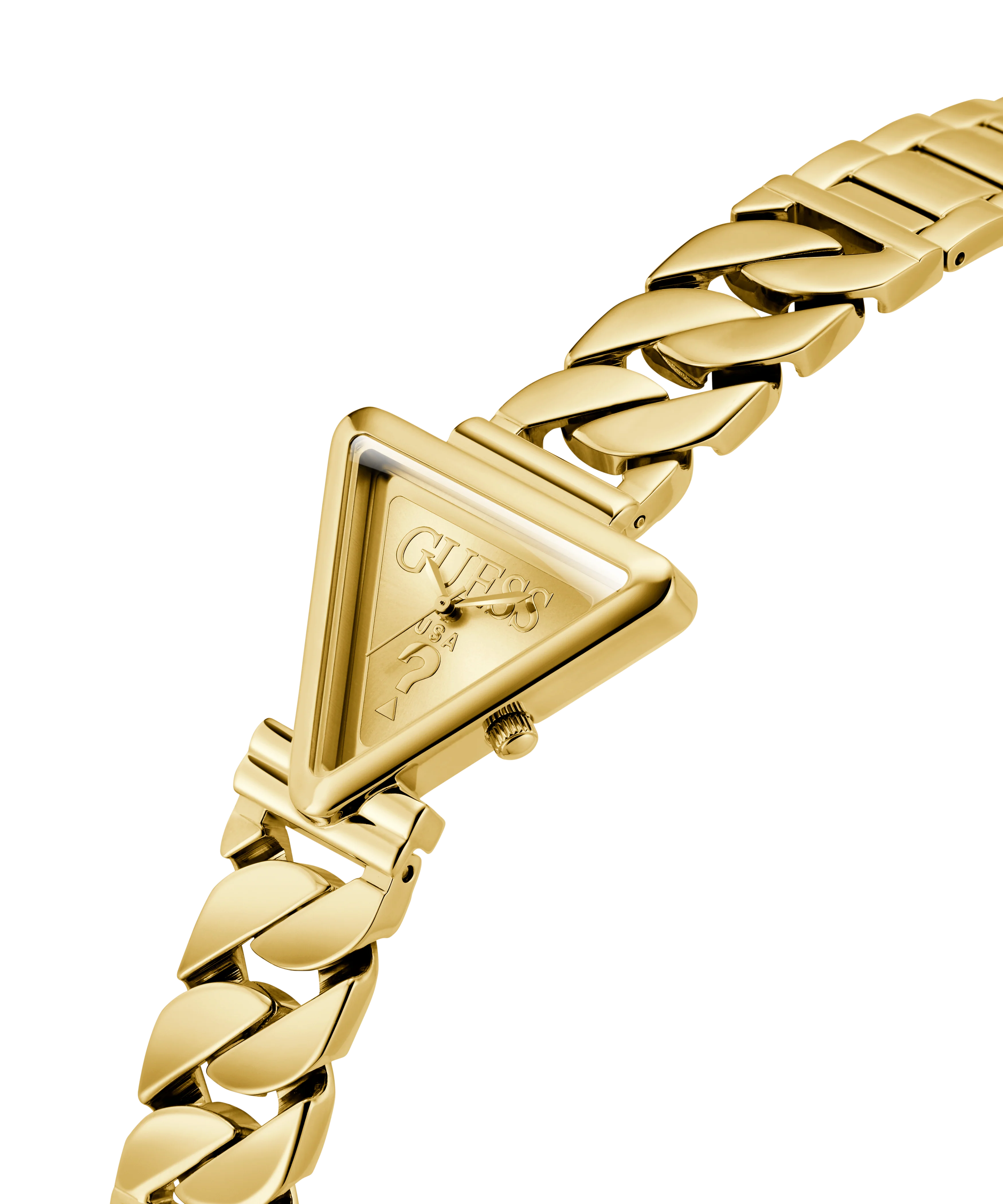 GUESS Ladies Gold Tone Analog Watch - Image 2