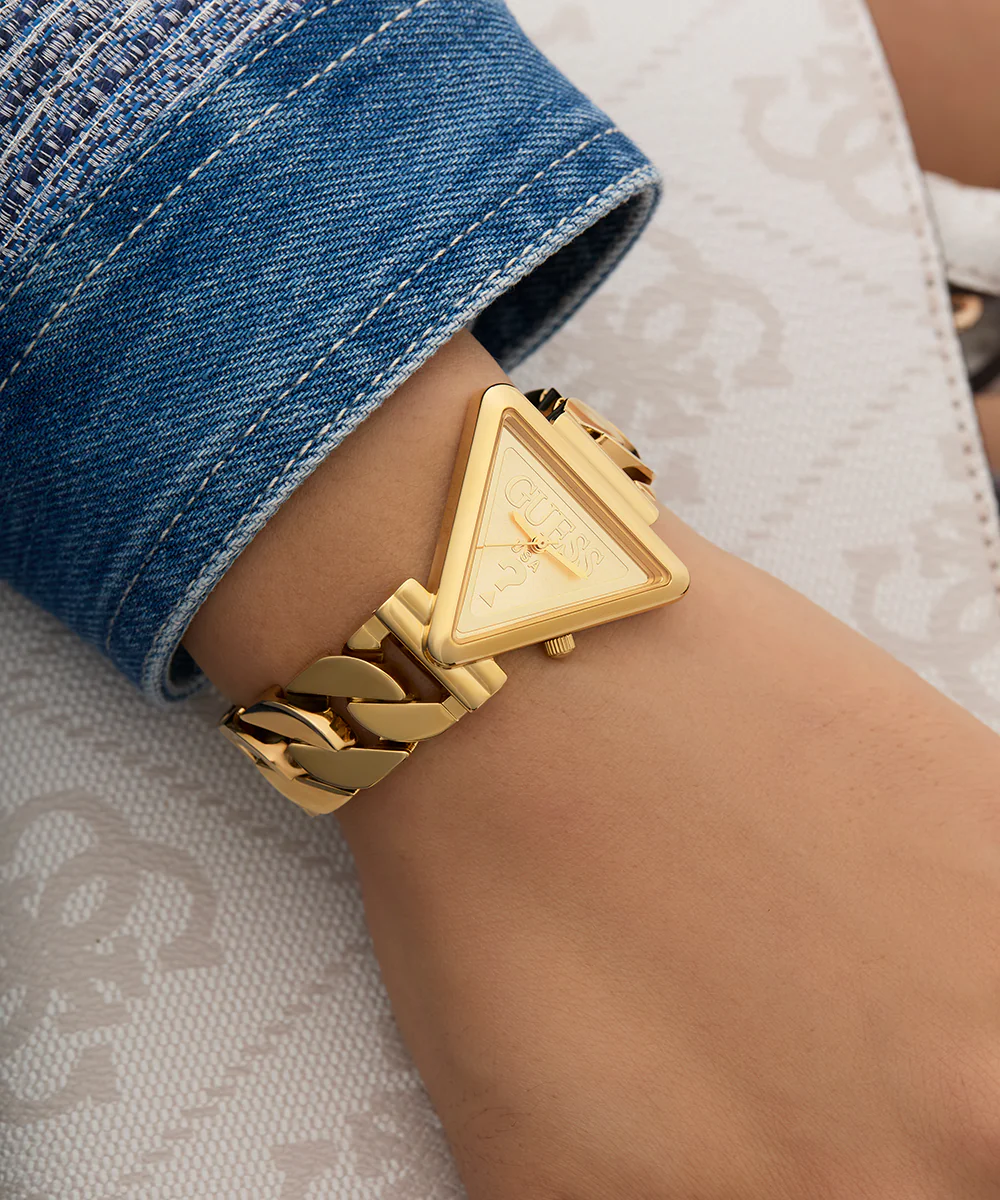 GUESS Ladies Gold Tone Analog Watch - Image 5