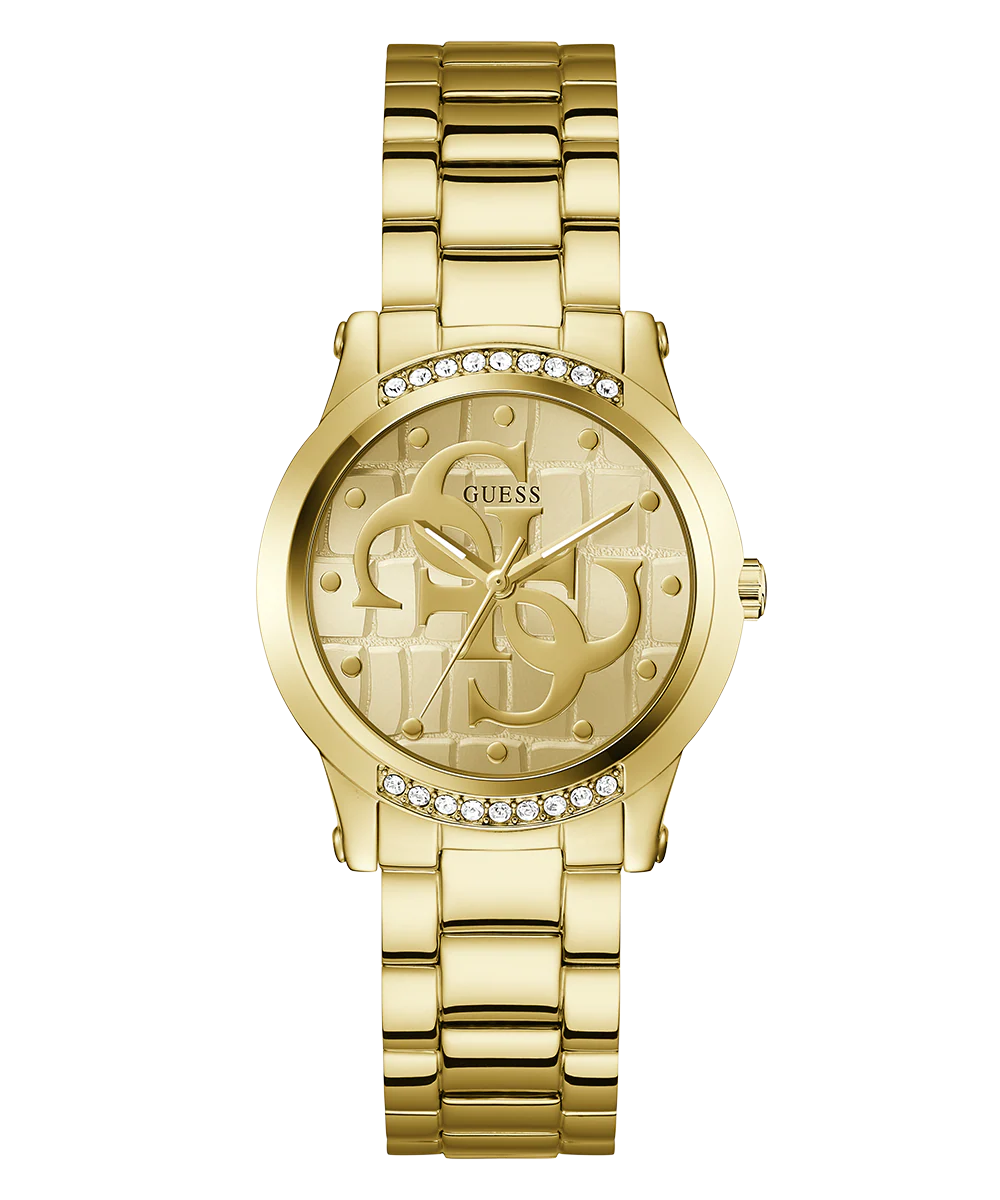 GUESS Ladies Gold Tone Analog Watch - Image 7
