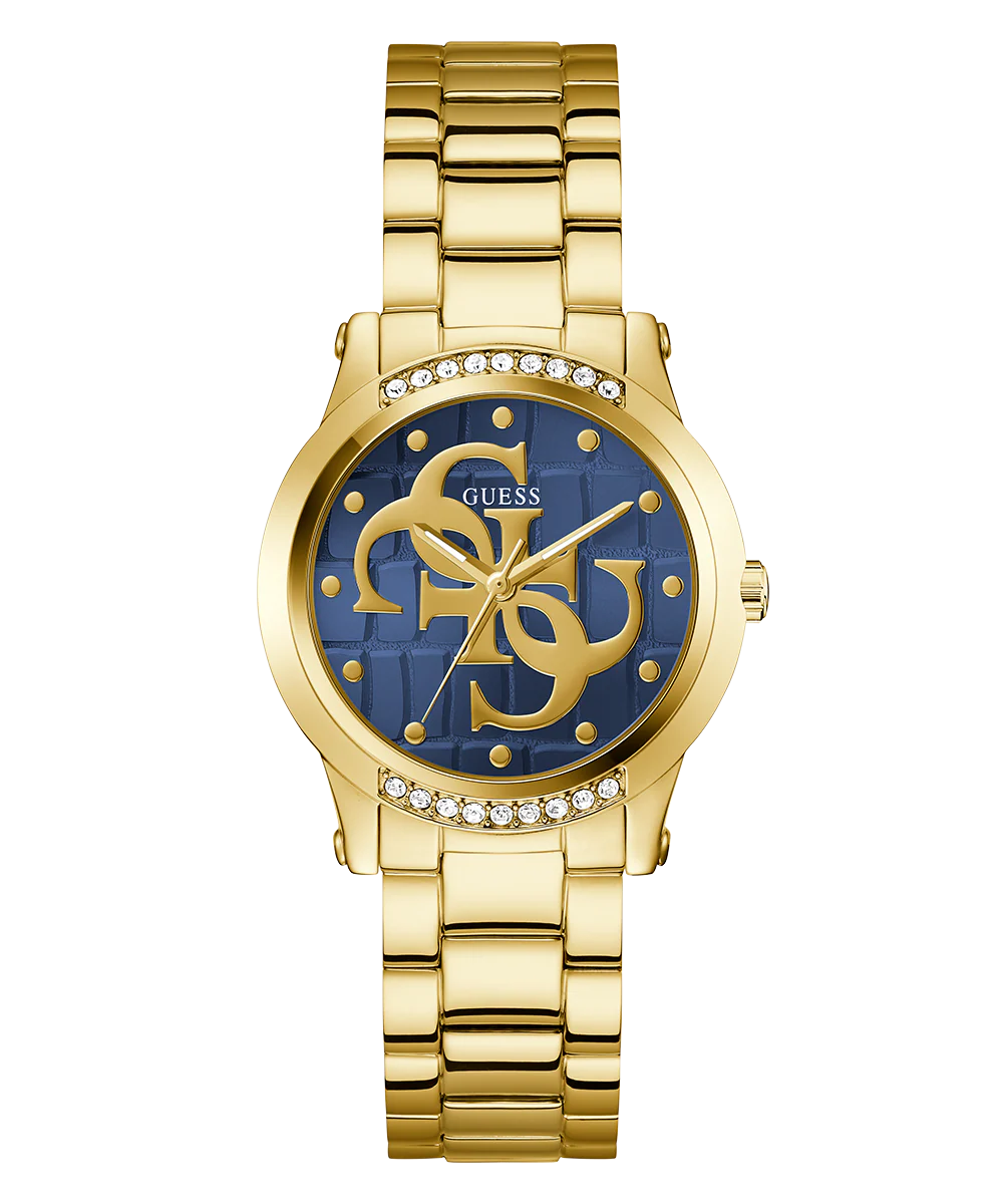 GUESS Ladies Gold Tone Analog Watch - Image 4