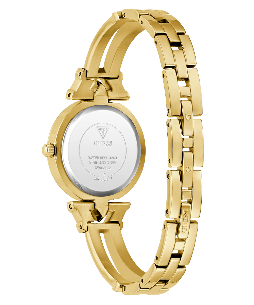 GUESS Ladies Gold Tone Analog Watch - Image 7