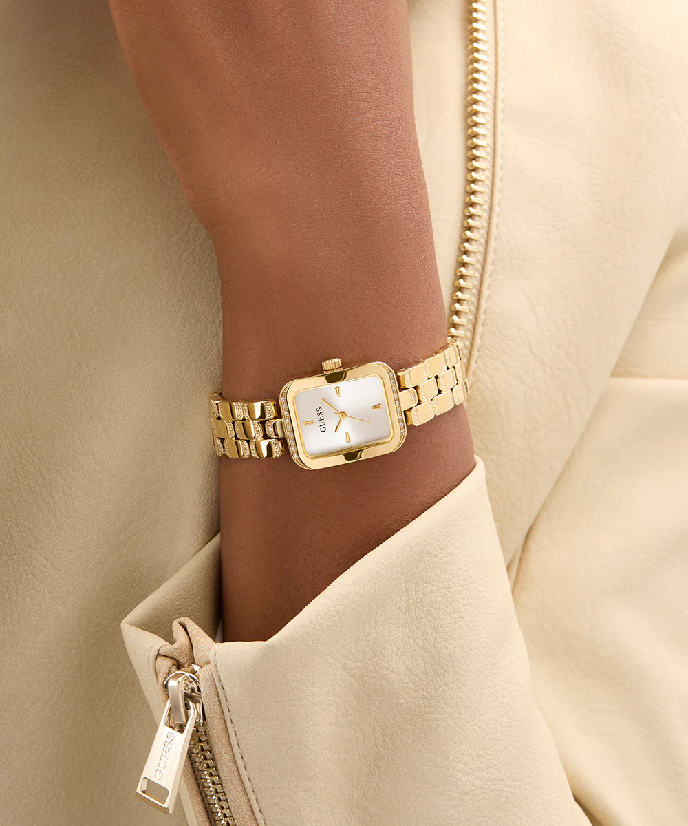 GUESS Ladies Gold Tone Analog Watch - Image 4