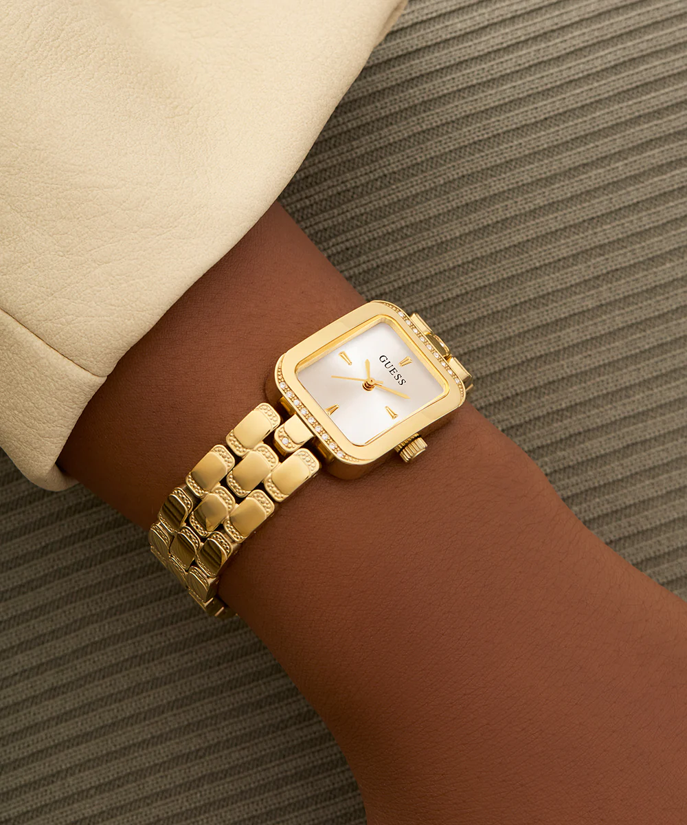 GUESS Ladies Gold Tone Analog Watch - Image 6