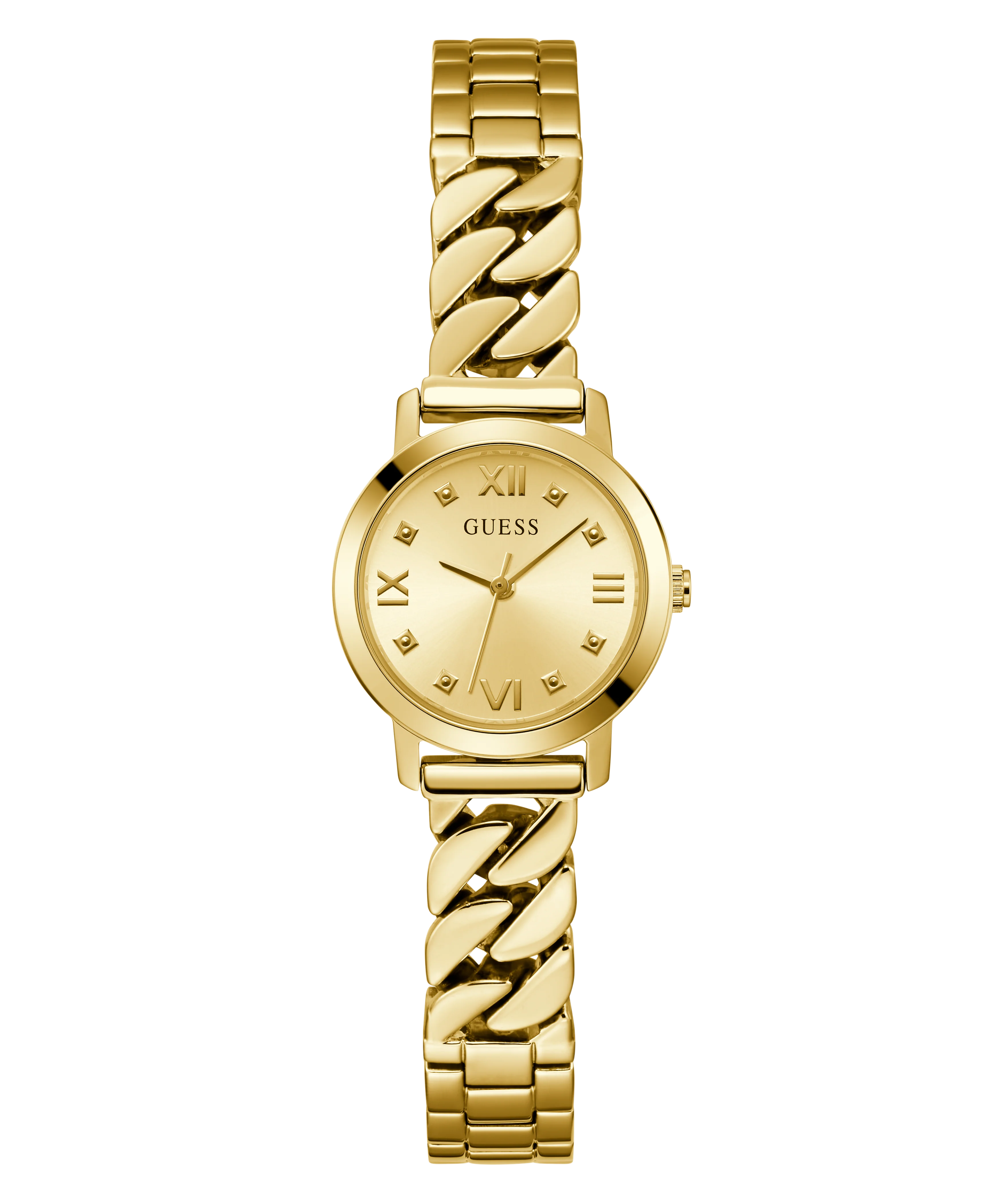 GUESS Ladies Gold Tone Analog Watch - Image 4