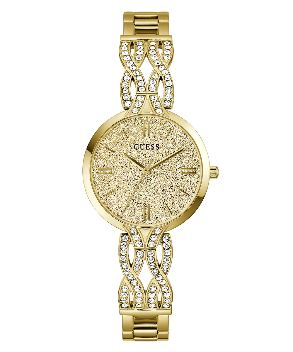 GUESS Ladies Gold Tone Analog Watch - Image 4