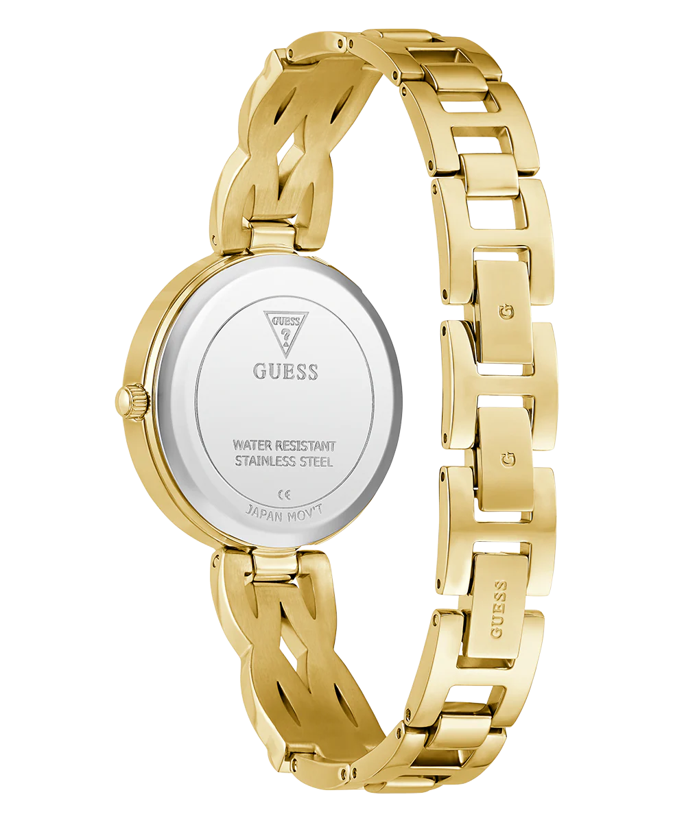 GUESS Ladies Gold Tone Analog Watch - Image 7
