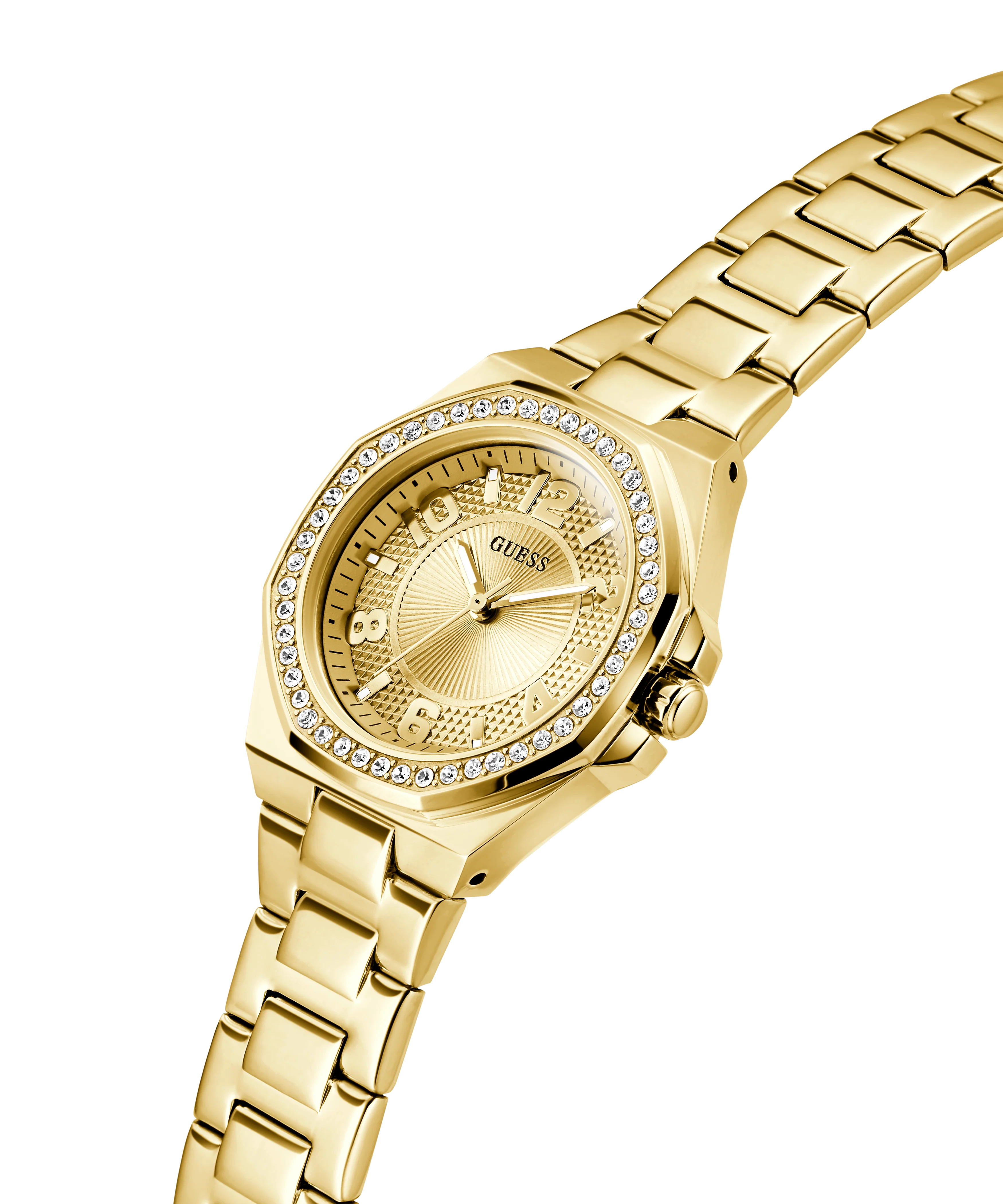 GUESS Ladies Gold Tone Analog Watch - Image 2