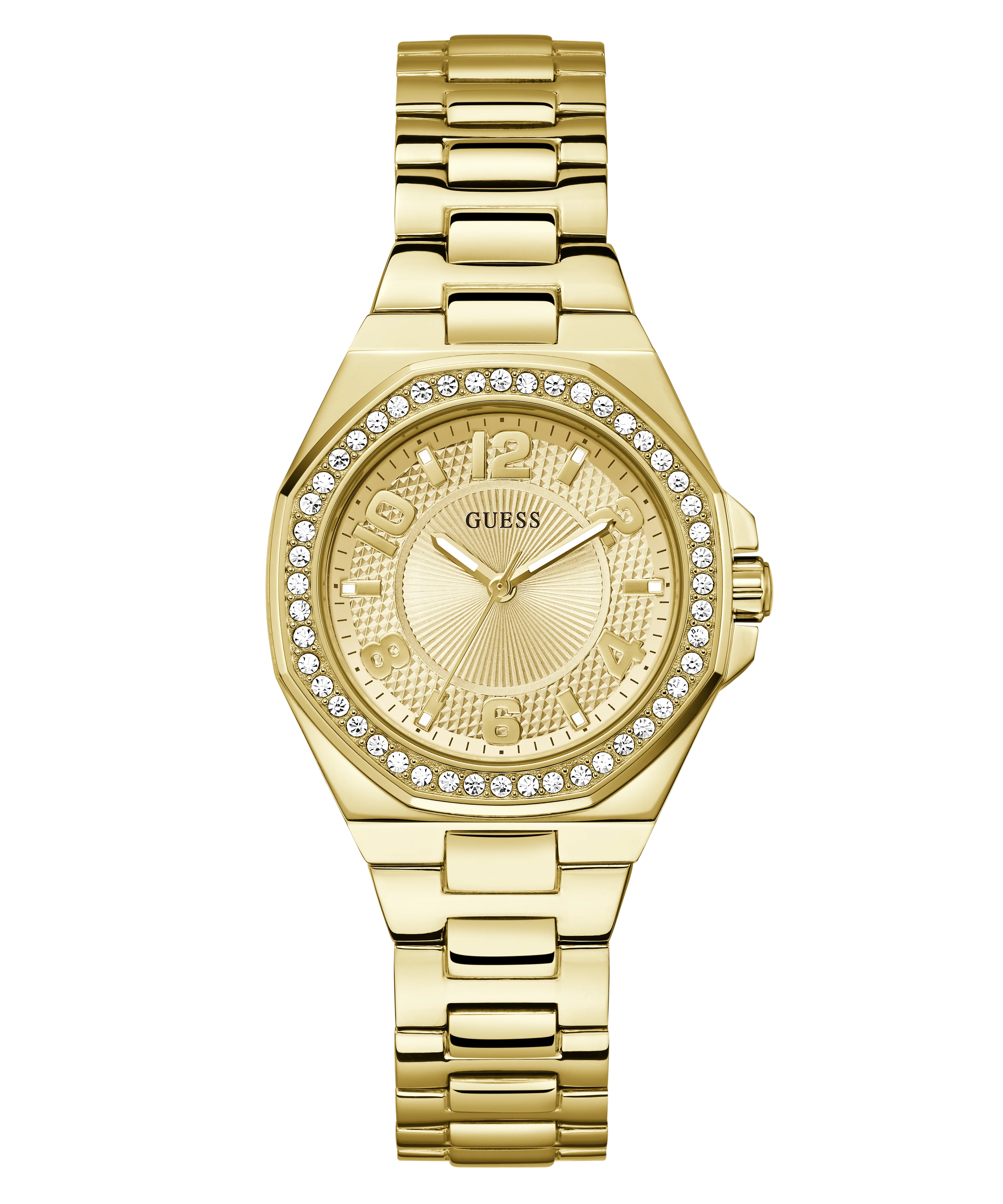 GUESS Ladies Gold Tone Analog Watch - Image 4