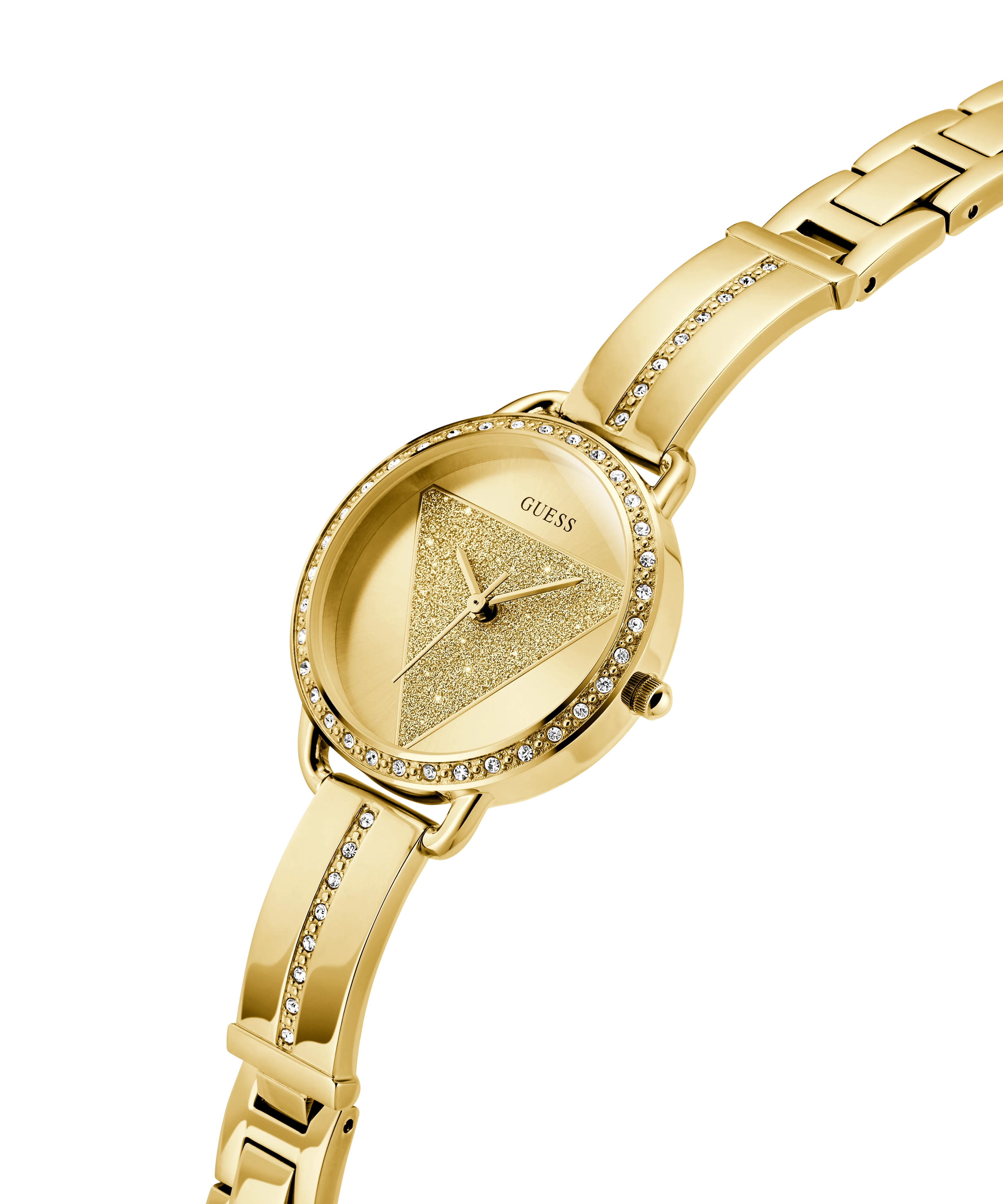 GUESS Ladies Gold Tone Analog Watch - Image 2