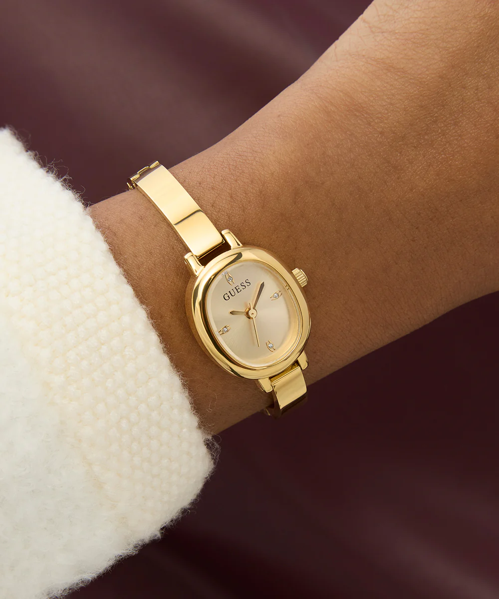 GUESS Ladies Gold Tone Analog Watch - Image 4