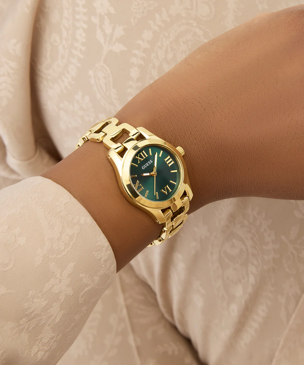 GUESS Ladies Gold Tone Analog Watch - Image 2