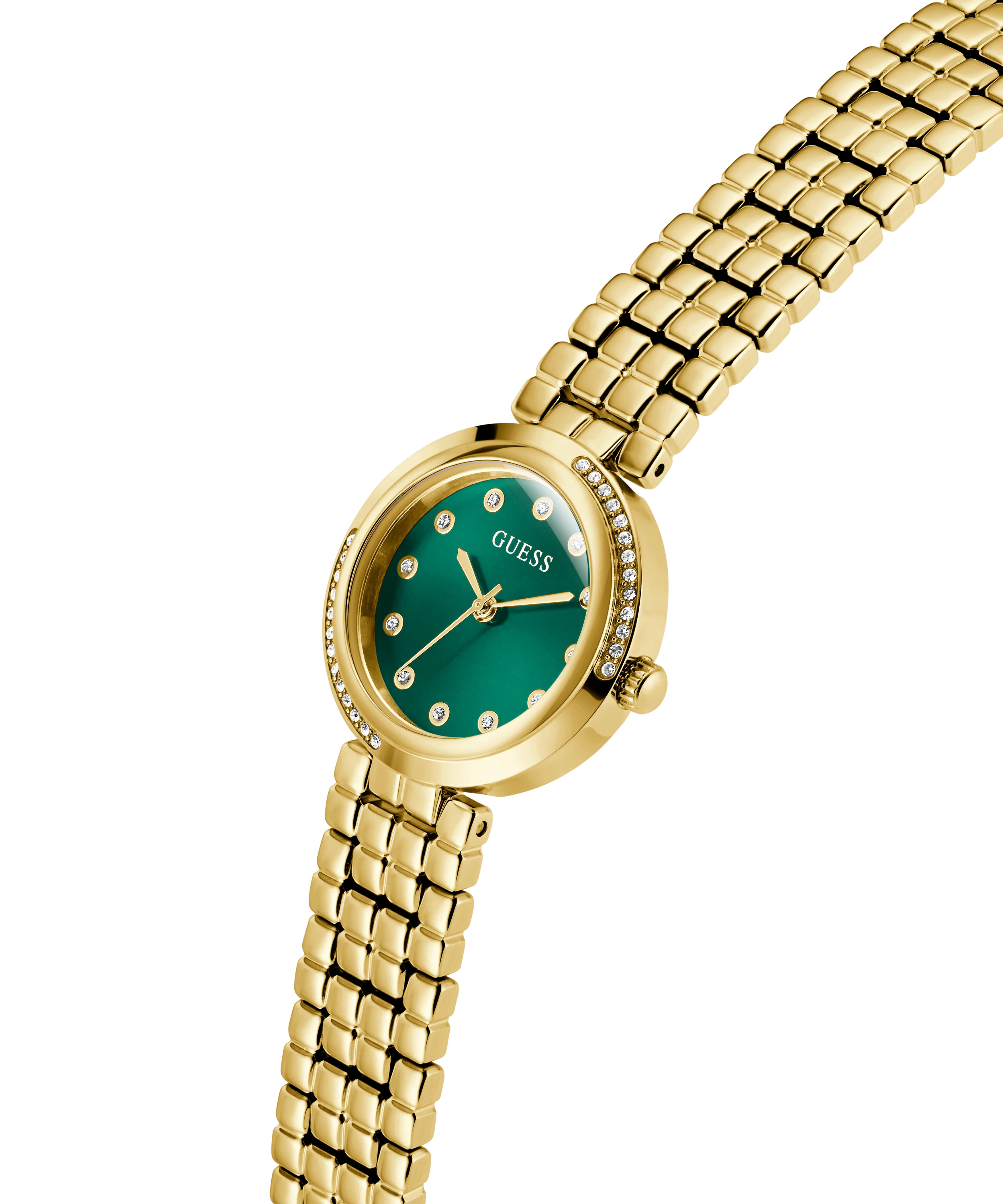 GUESS Ladies Gold Tone Analog Watch - Image 2