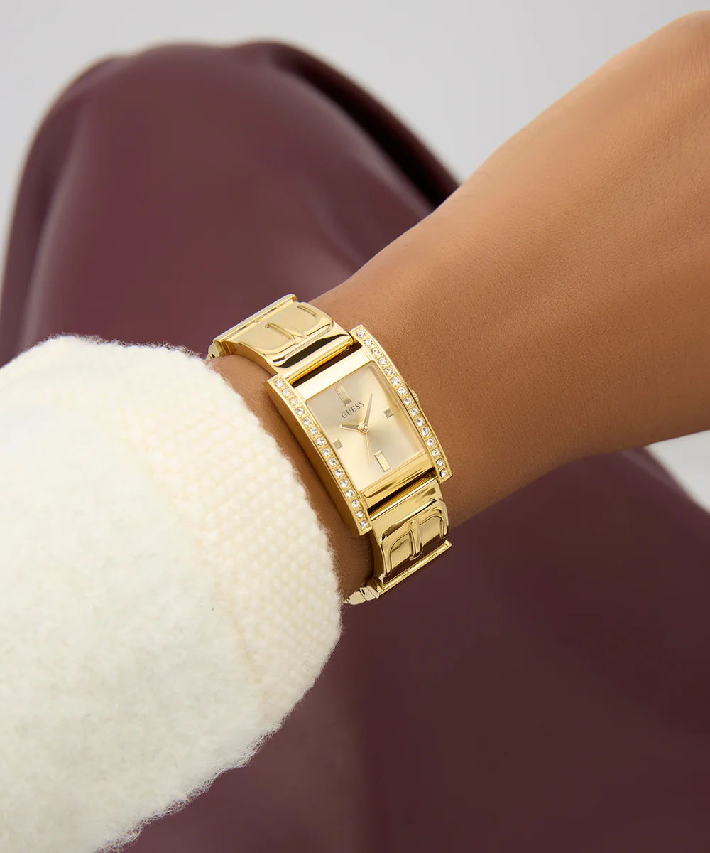 GUESS Ladies Gold Tone Analog Watch - Image 7