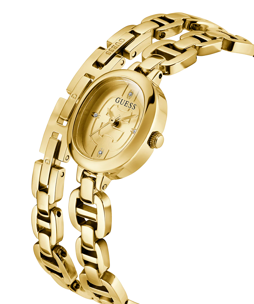 GUESS Ladies Gold Tone Analog Watch - Image 2