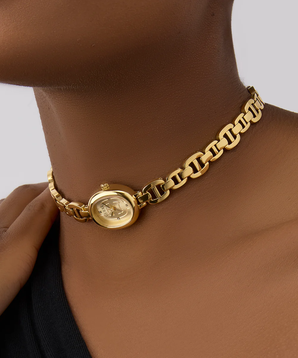 GUESS Ladies Gold Tone Analog Watch - Image 3