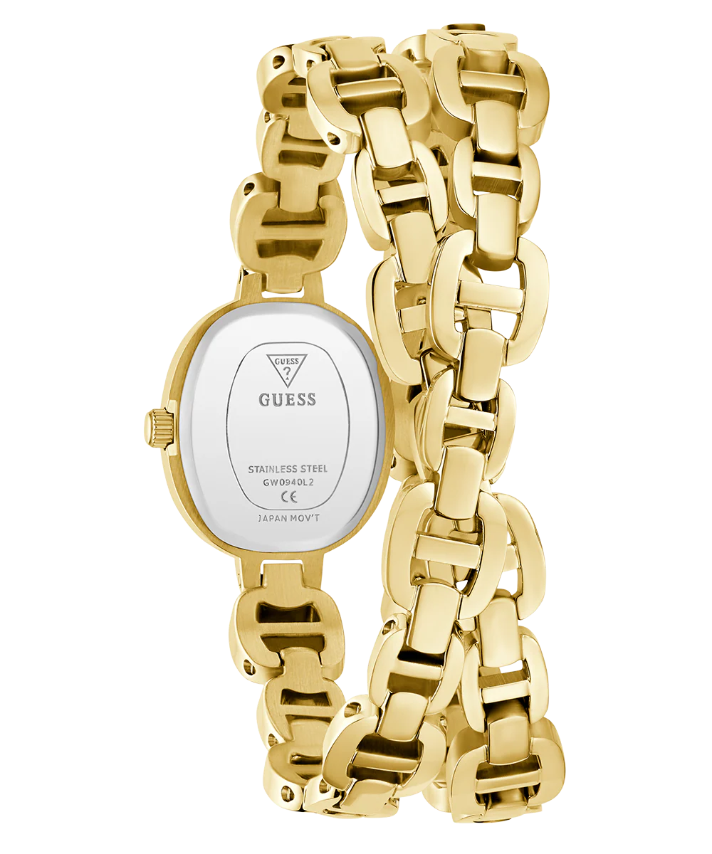 GUESS Ladies Gold Tone Analog Watch - Image 7