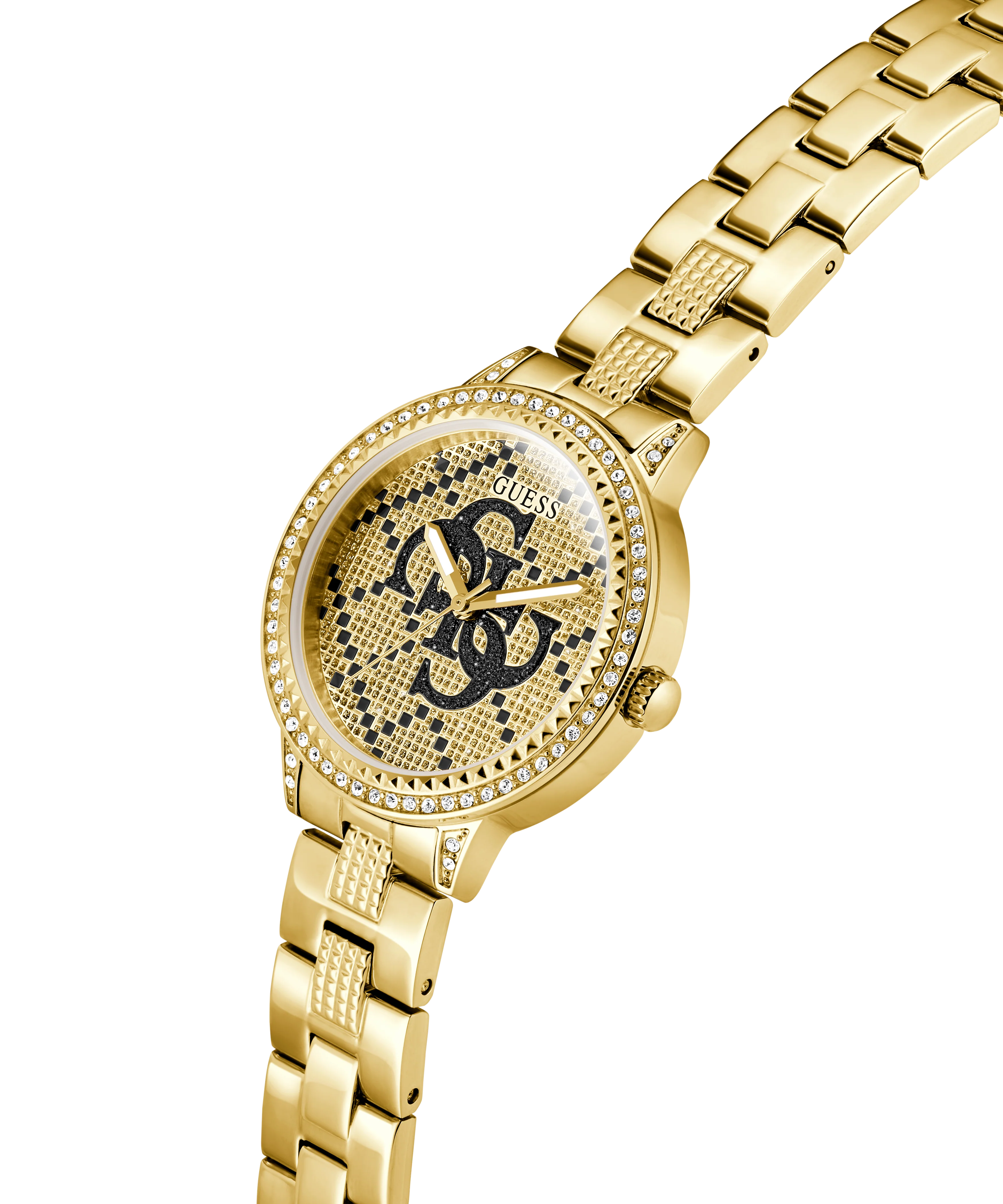 GUESS Ladies Gold Tone Analog Watch - Image 2