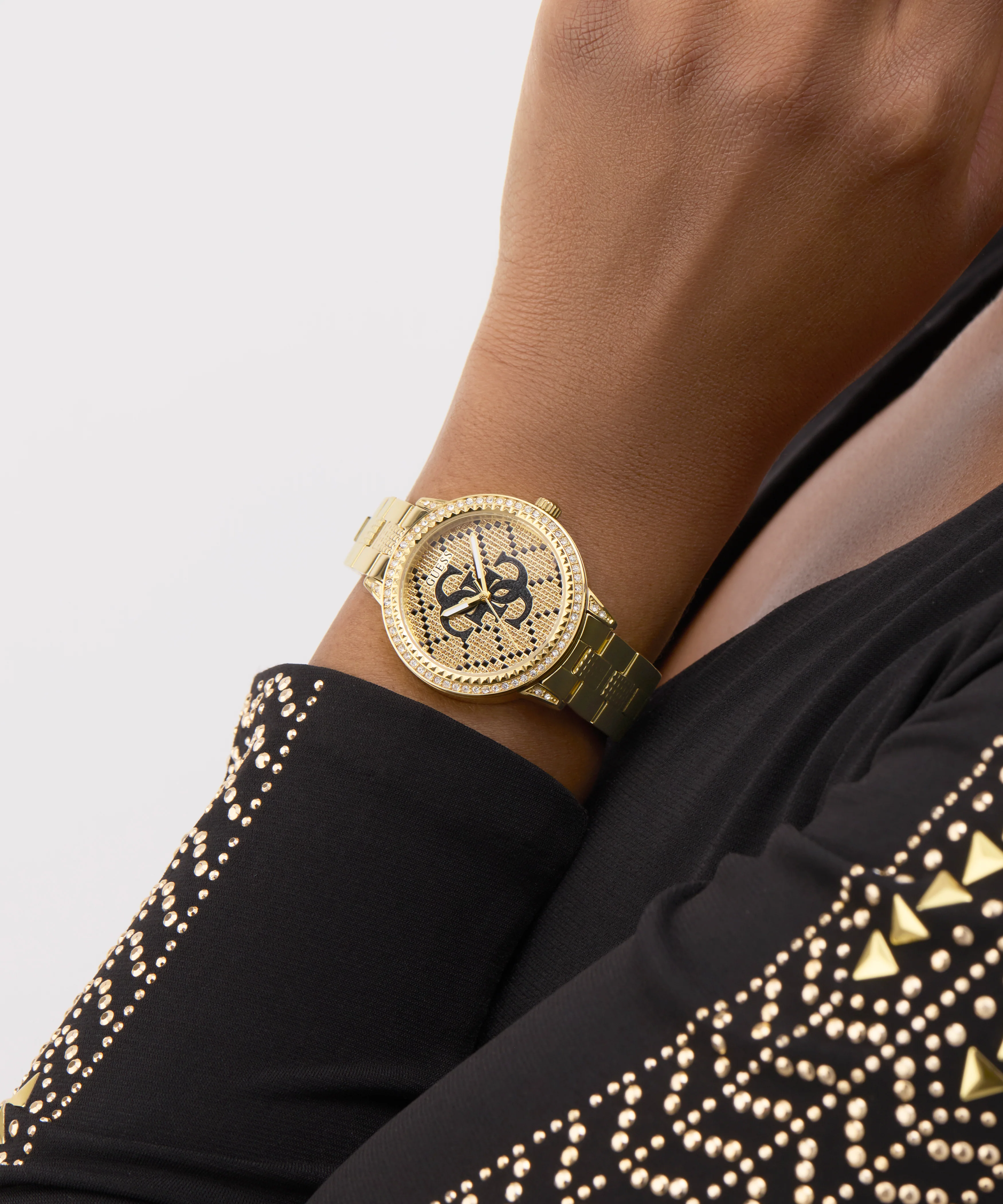 GUESS Ladies Gold Tone Analog Watch - Image 3