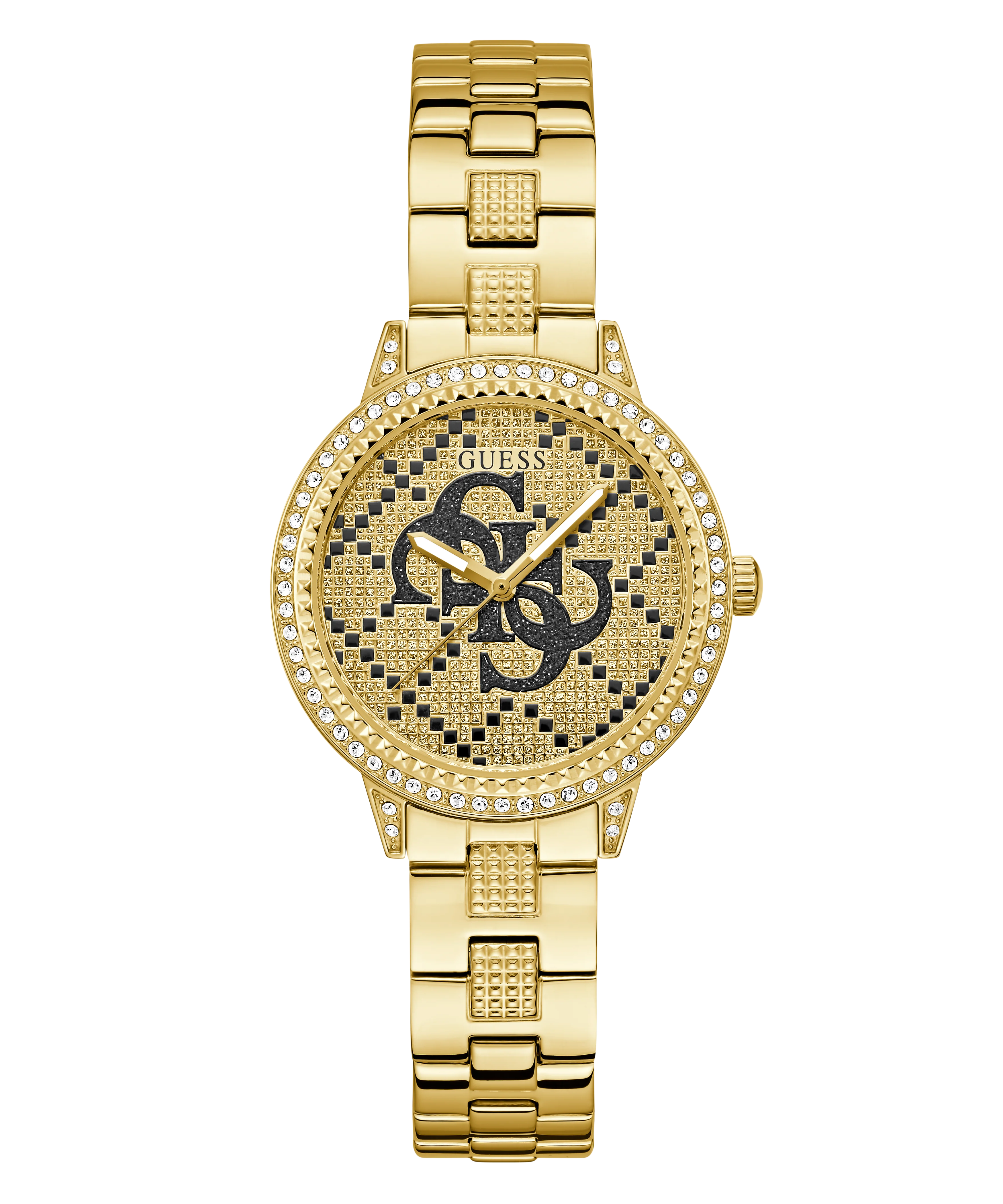 GUESS Ladies Gold Tone Analog Watch - Image 4