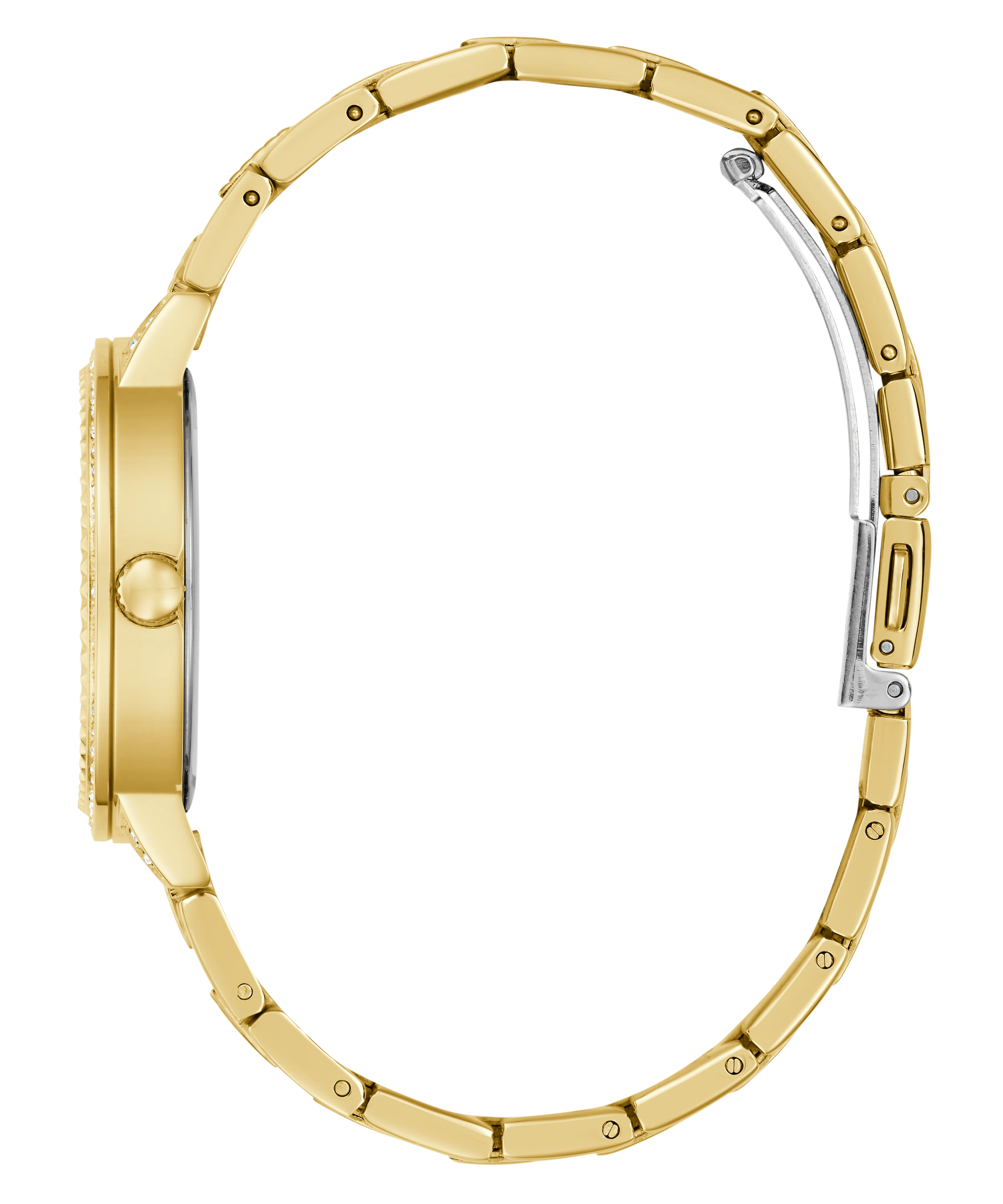 GUESS Ladies Gold Tone Analog Watch - Image 8