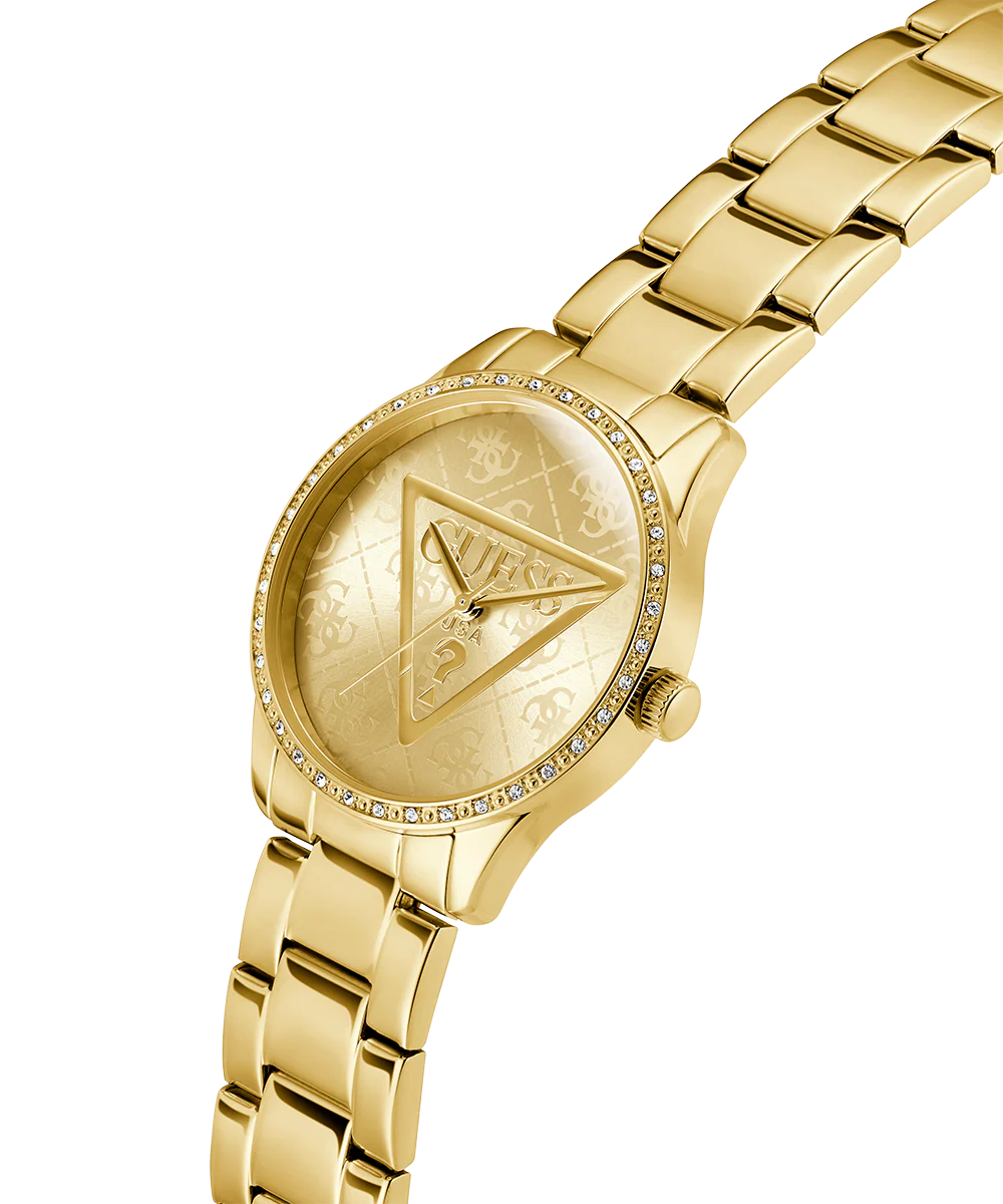 GUESS Ladies Gold Tone Analog Watch - Image 2
