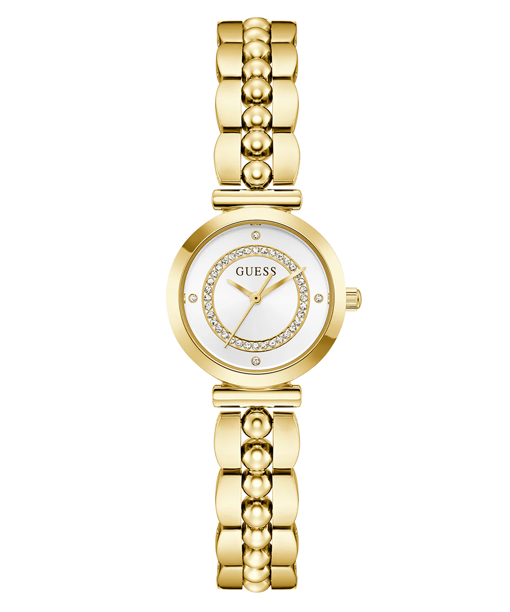 GUESS Ladies Gold Tone Analog Watch - Image 4