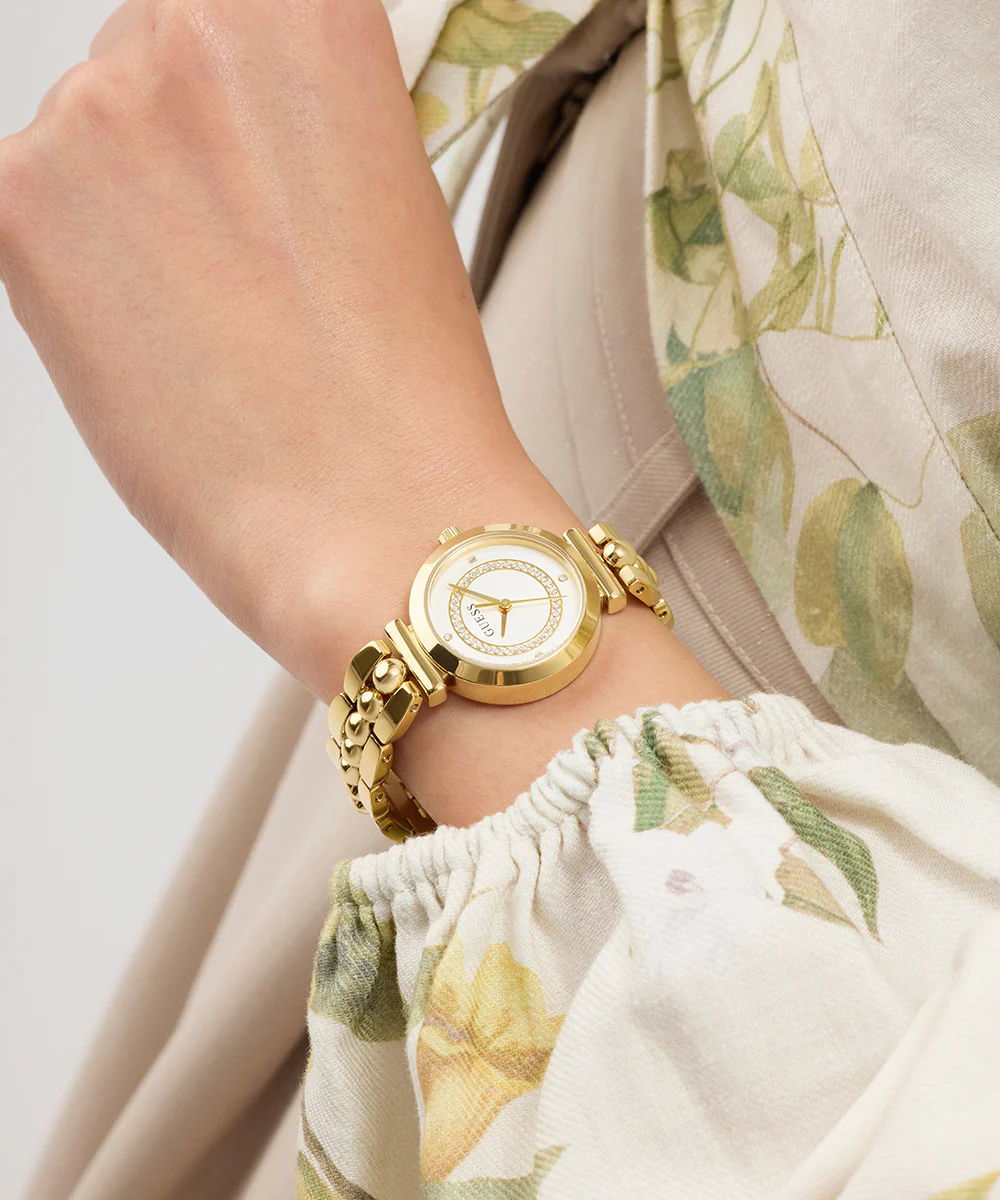 GUESS Ladies Gold Tone Analog Watch - Image 6