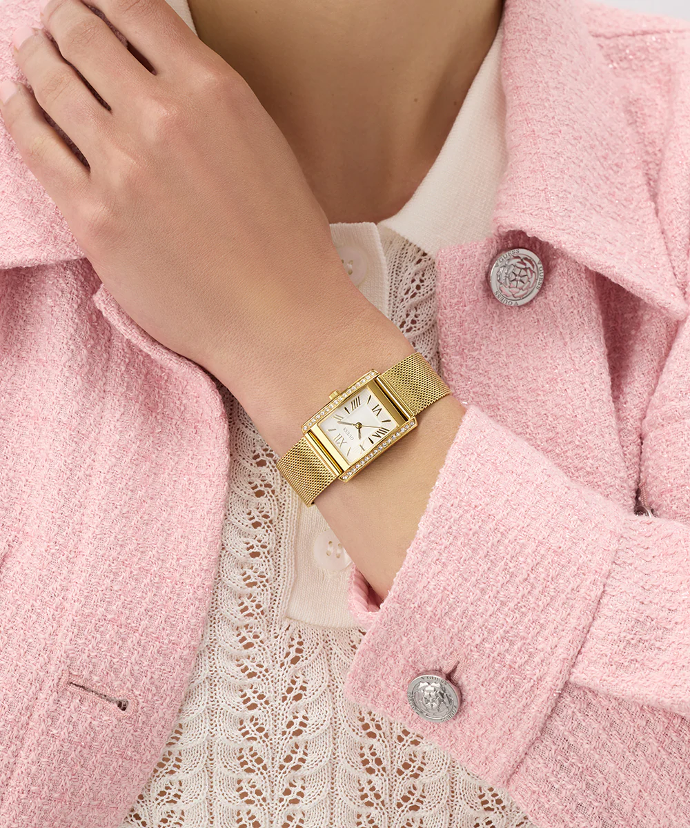 GUESS Ladies Gold Tone Analog Watch - Image 2