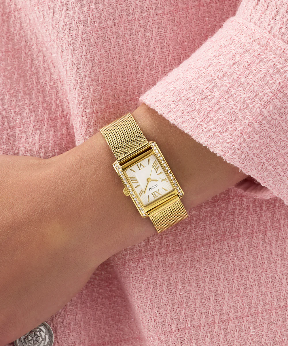 GUESS Ladies Gold Tone Analog Watch - Image 4