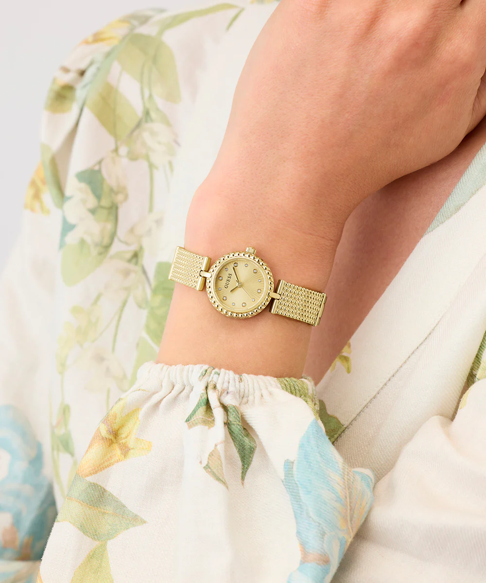 GUESS Ladies Gold Tone Analog Watch - Image 3