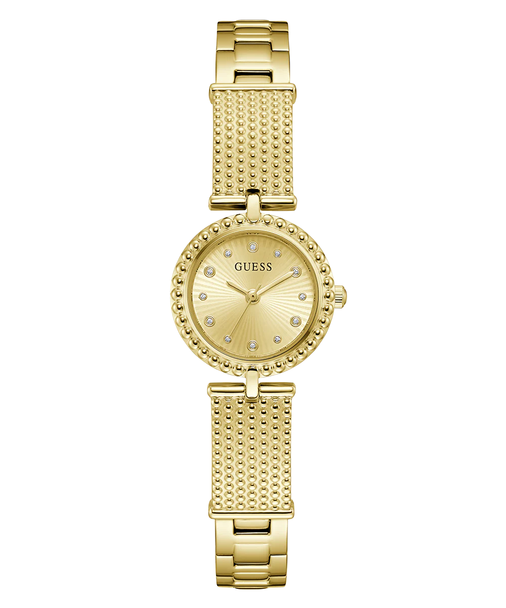 GUESS Ladies Gold Tone Analog Watch - Image 4