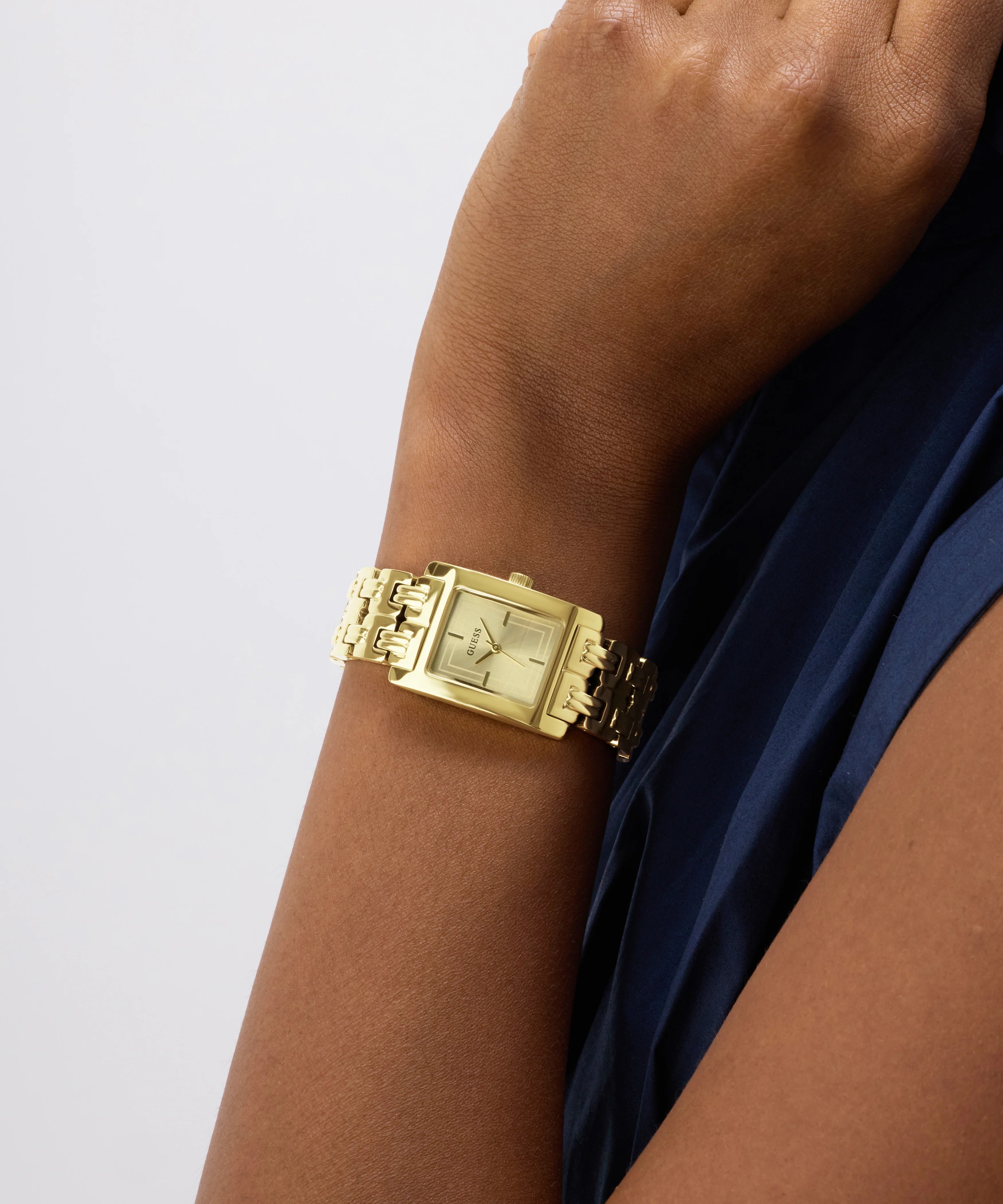 GUESS Ladies Gold Tone Analog Watch - Image 3