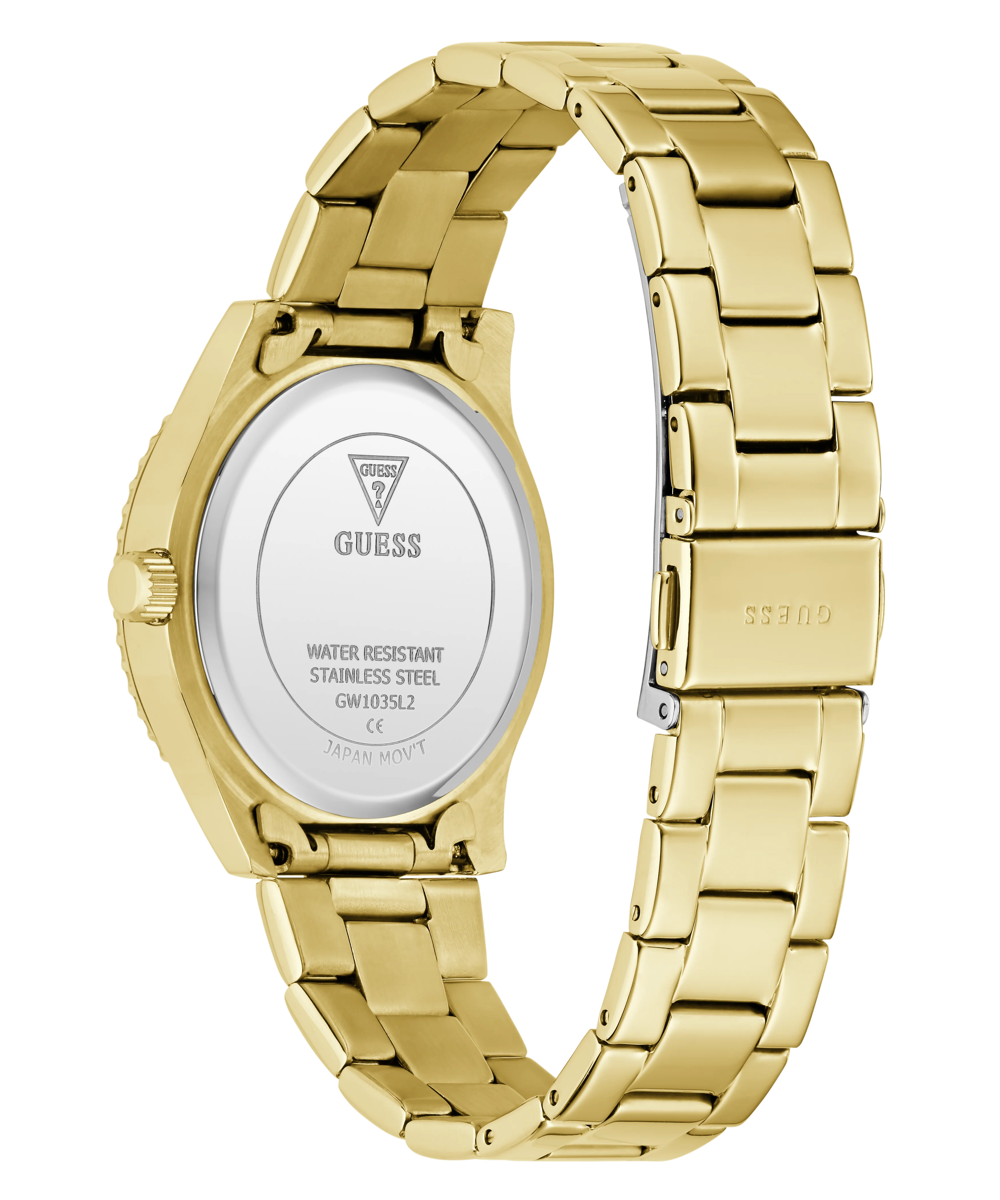 GUESS Ladies Gold Tone Analog Watch - Image 7