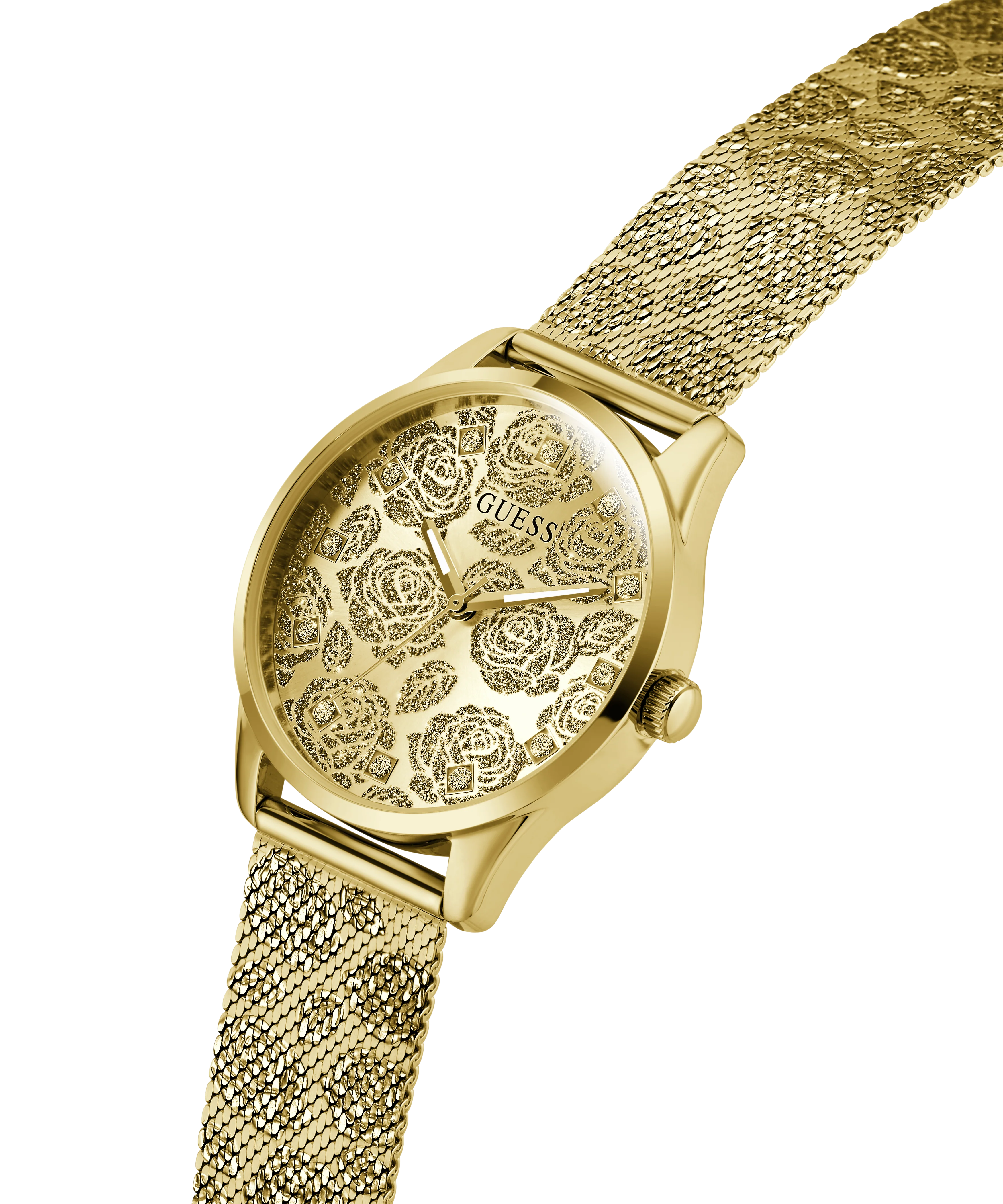 GUESS Ladies Gold Tone Analog Watch - Image 3