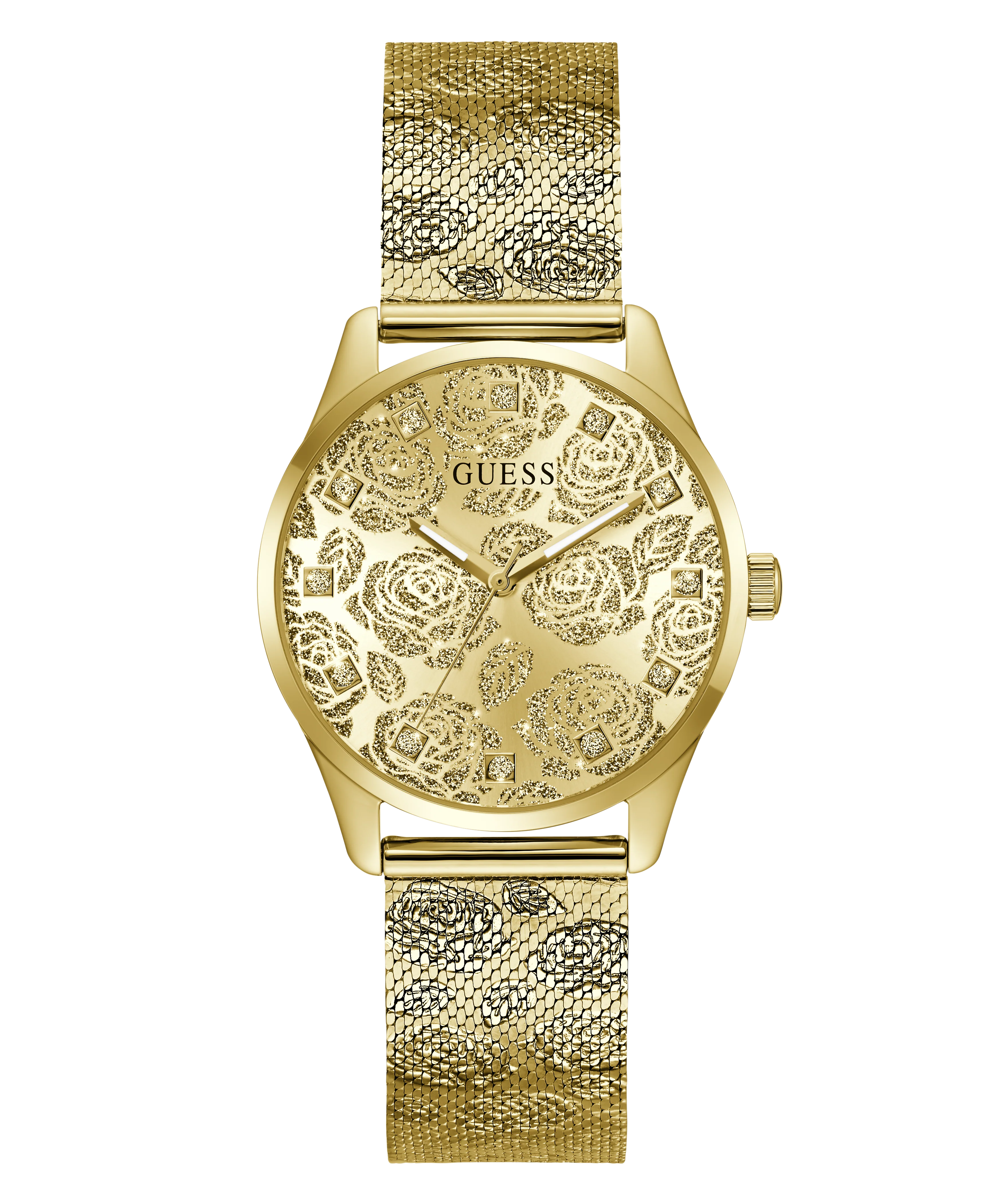 GUESS Ladies Gold Tone Analog Watch - Image 5
