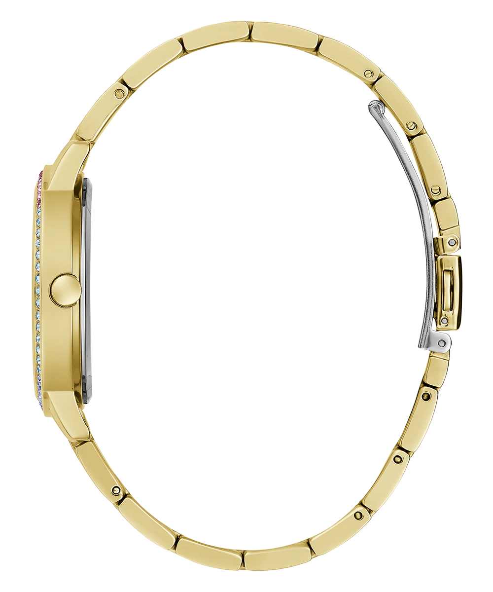 GUESS Ladies Gold Tone Date Watch - Image 9
