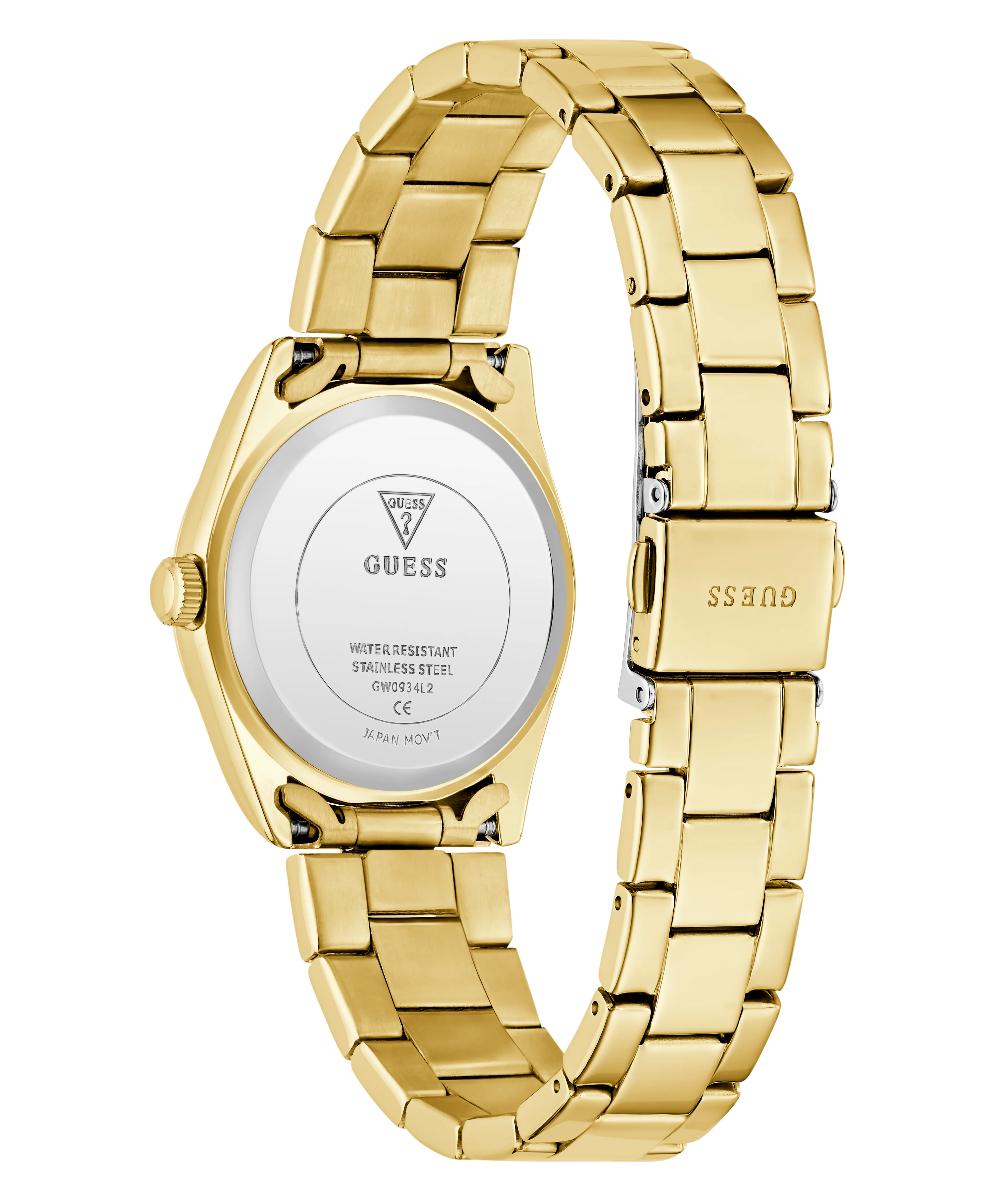GUESS Ladies Gold Tone Date Watch - Image 7