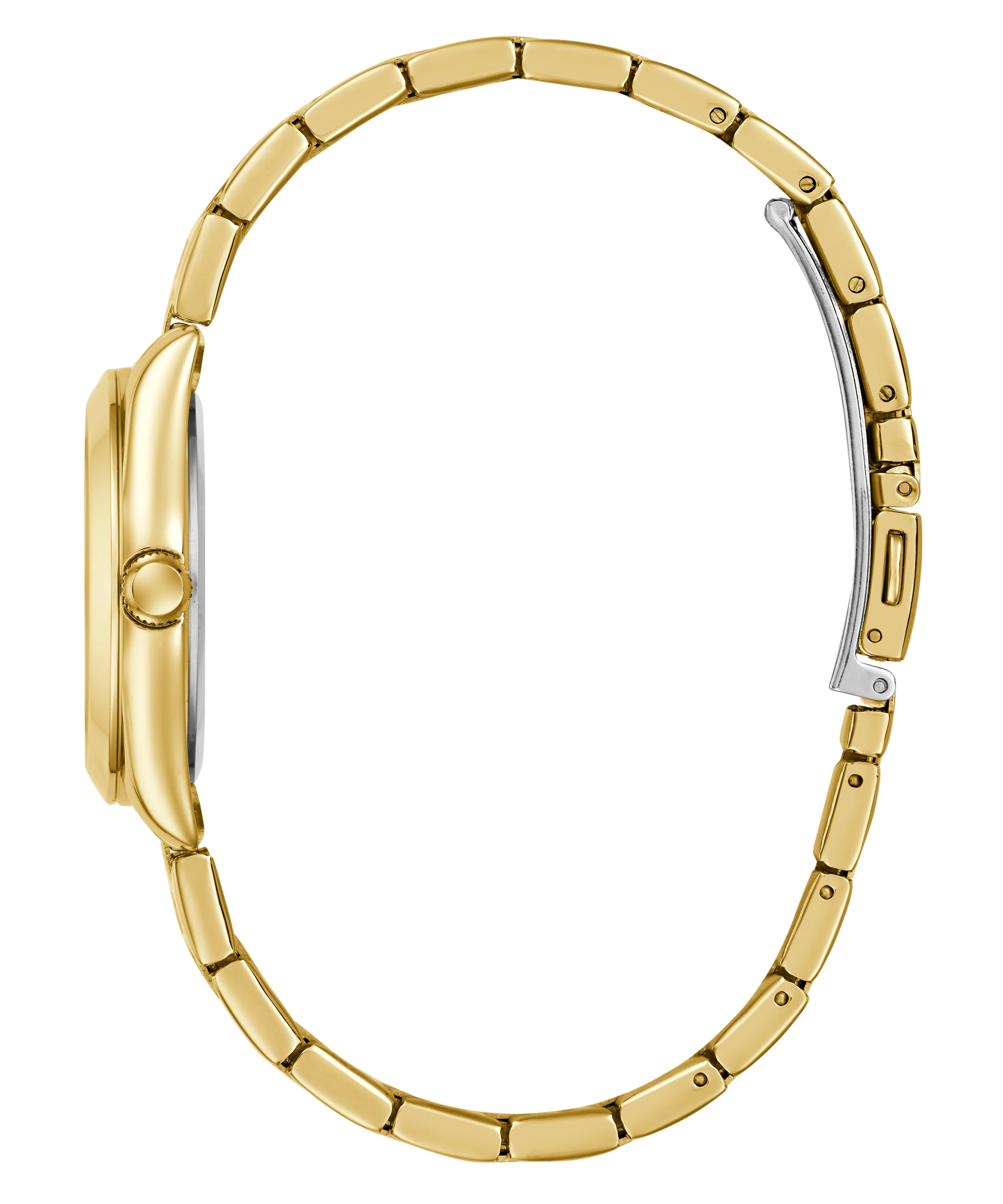 GUESS Ladies Gold Tone Date Watch - Image 8