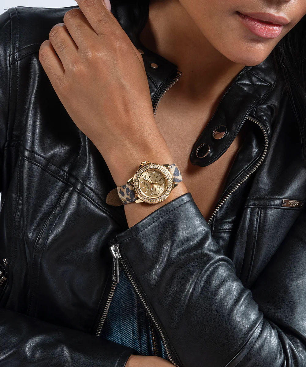 GUESS Ladies Gold Tone Multi-function Watch Box Set - Image 5