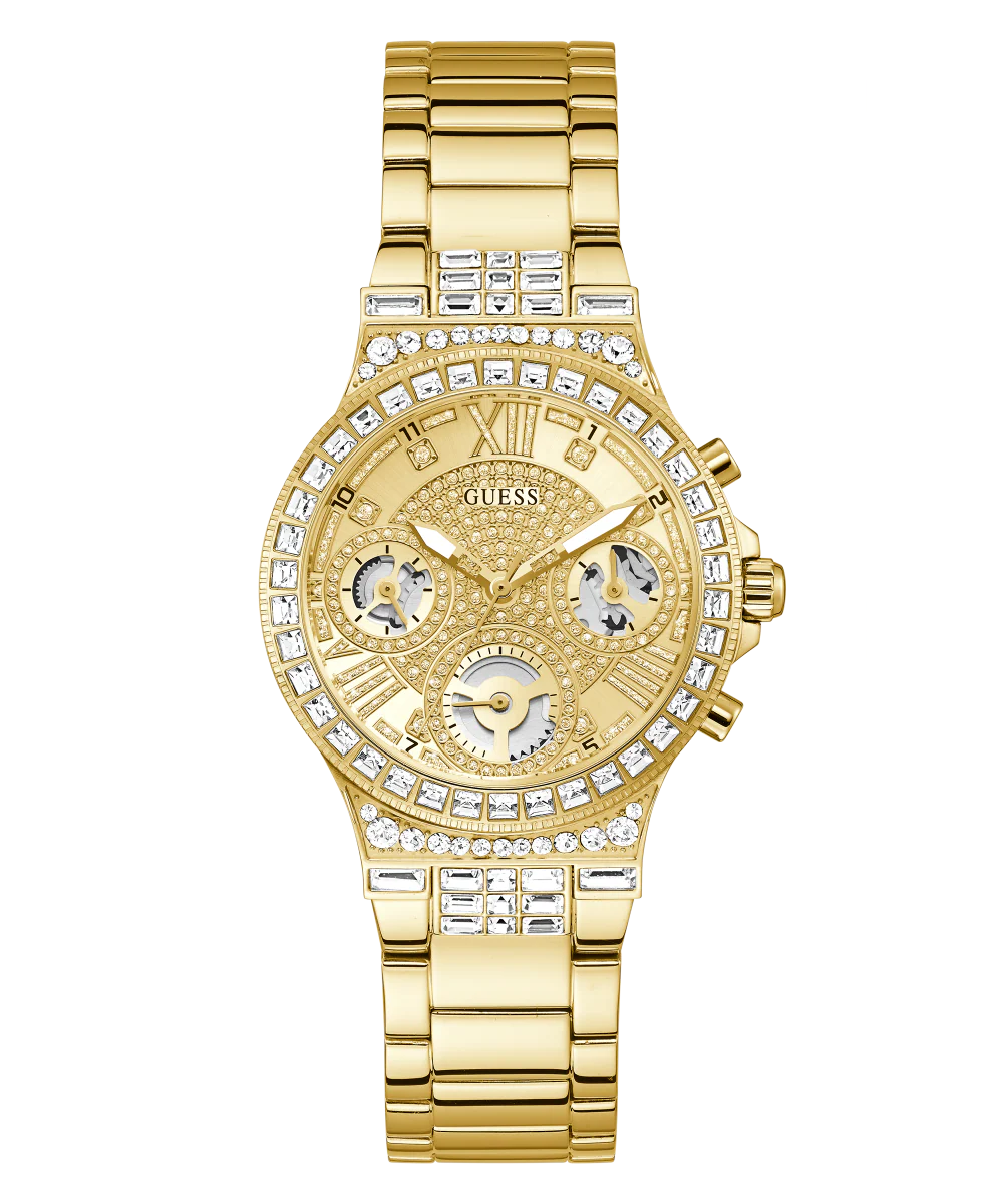 GUESS Ladies Gold Tone Multi-function Watch - Image 3