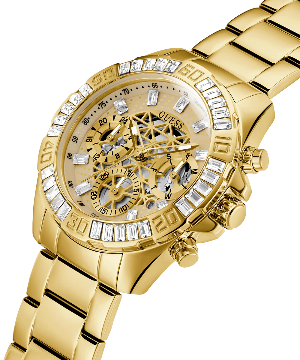GUESS Ladies Gold Tone Multi-function Watch - Image 3